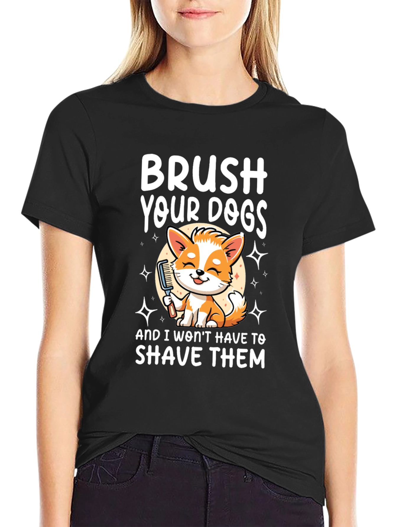 Brush Your Dogs Graphic Tee