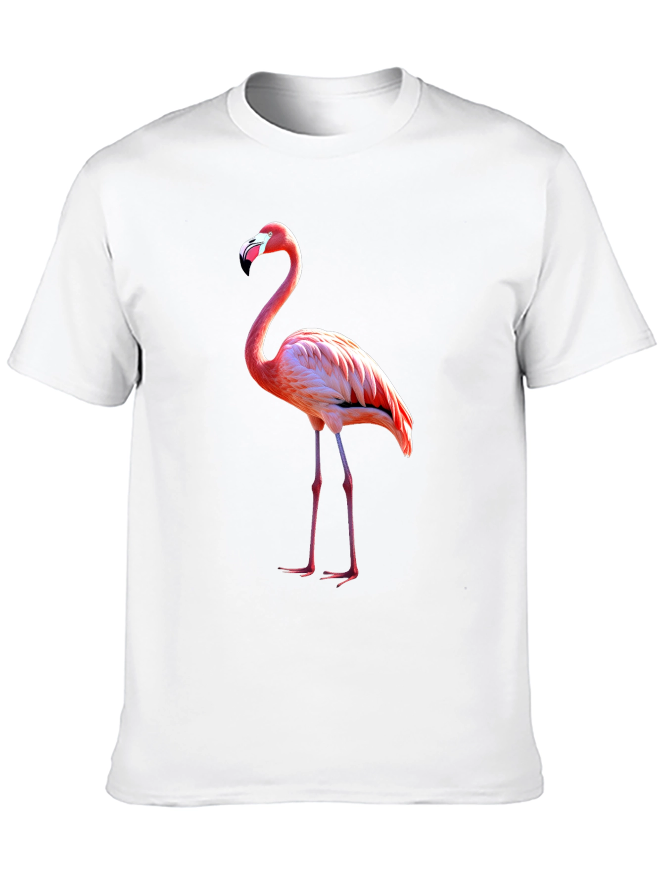 Flamingo T-Shirt - Black Unique Graphic Tee