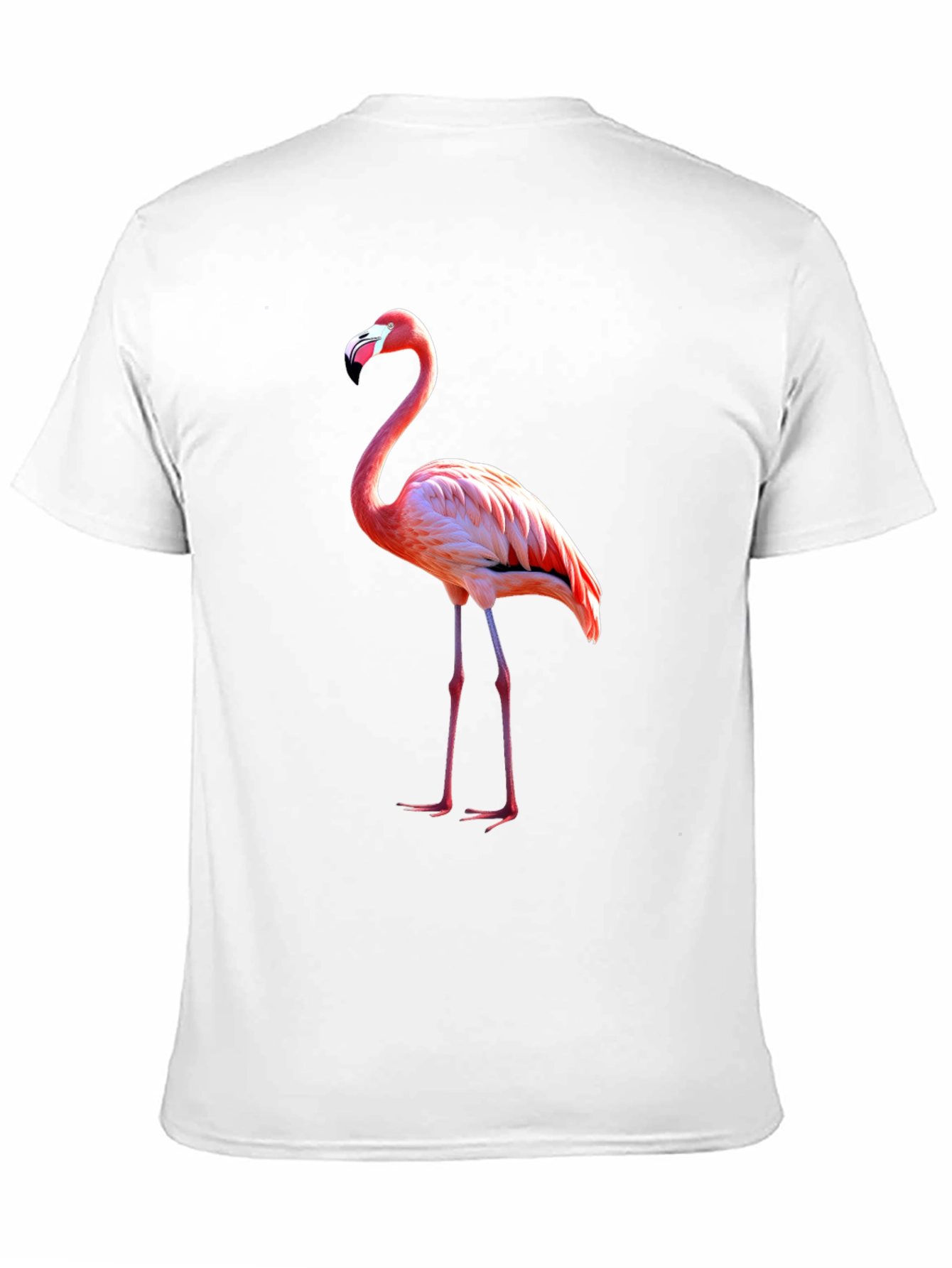 Flamingo T-Shirt - Black Unique Graphic Tee