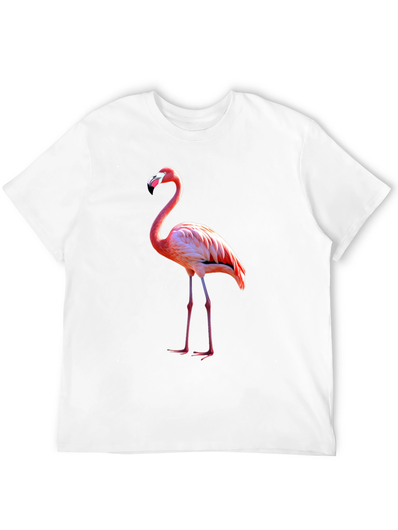 Flamingo T-Shirt - Black Unique Graphic Tee
