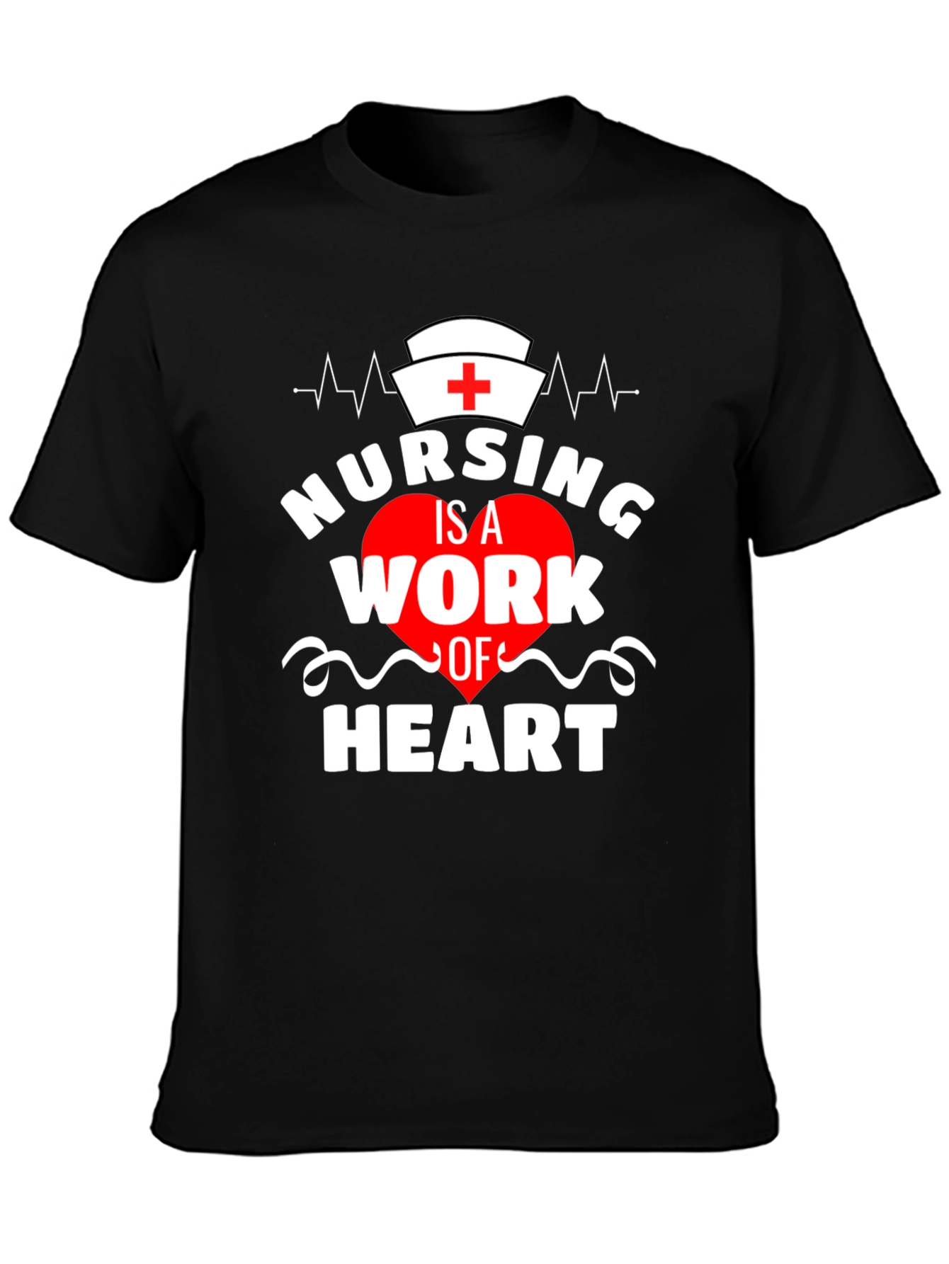 Nursing is a Work of Heart T-Shirt