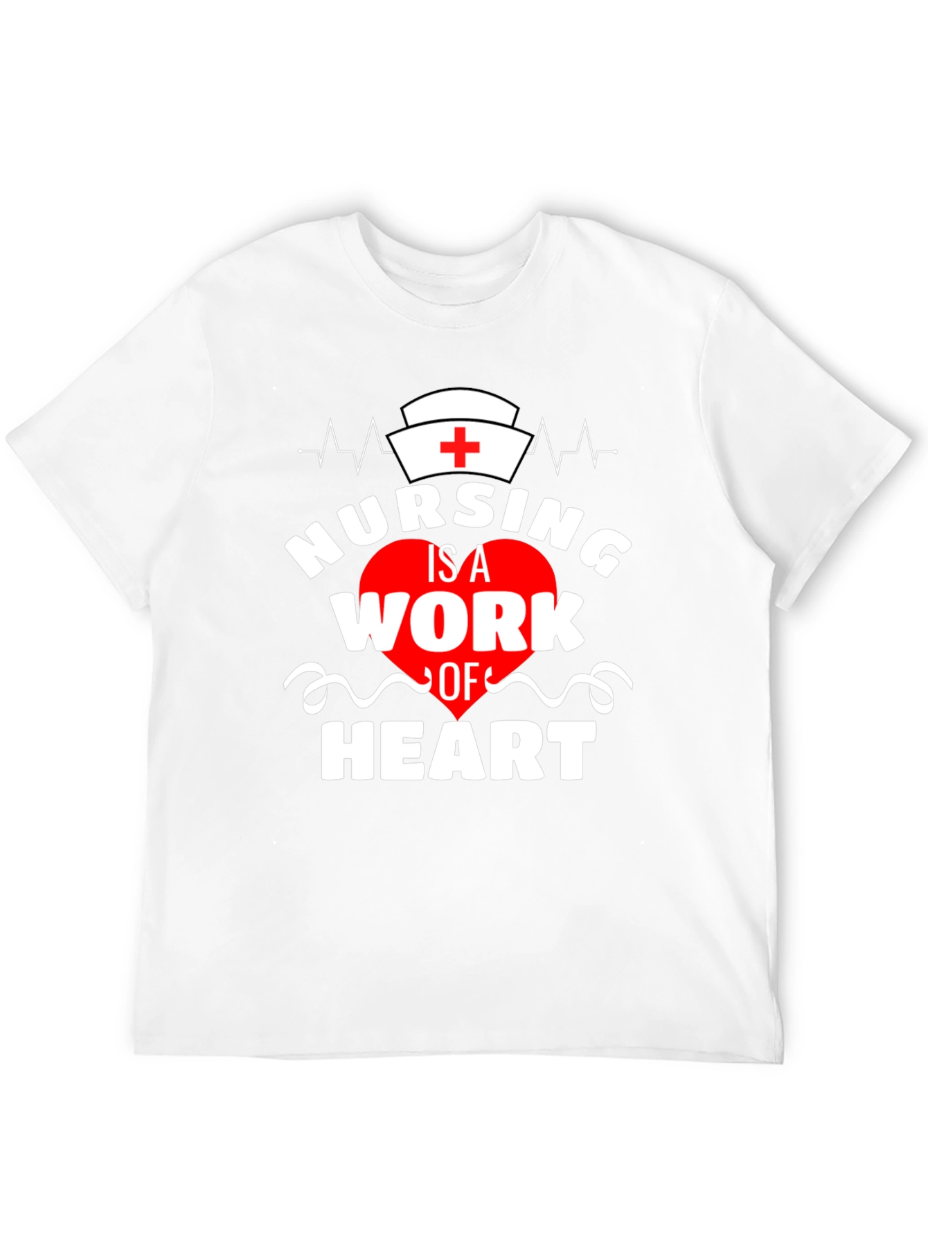 Nursing is a Work of Heart T-Shirt