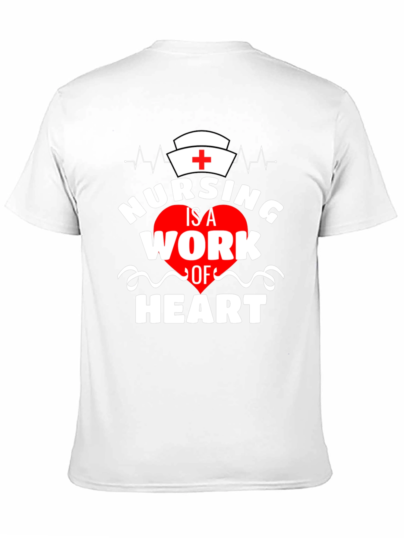 Nursing is a Work of Heart T-Shirt