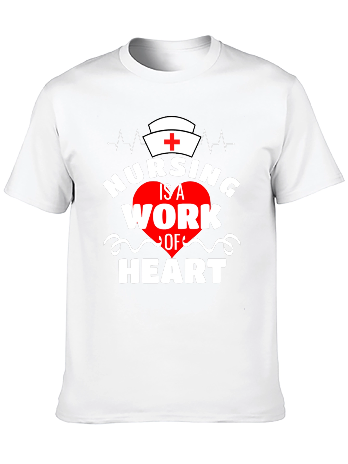 Nursing is a Work of Heart T-Shirt