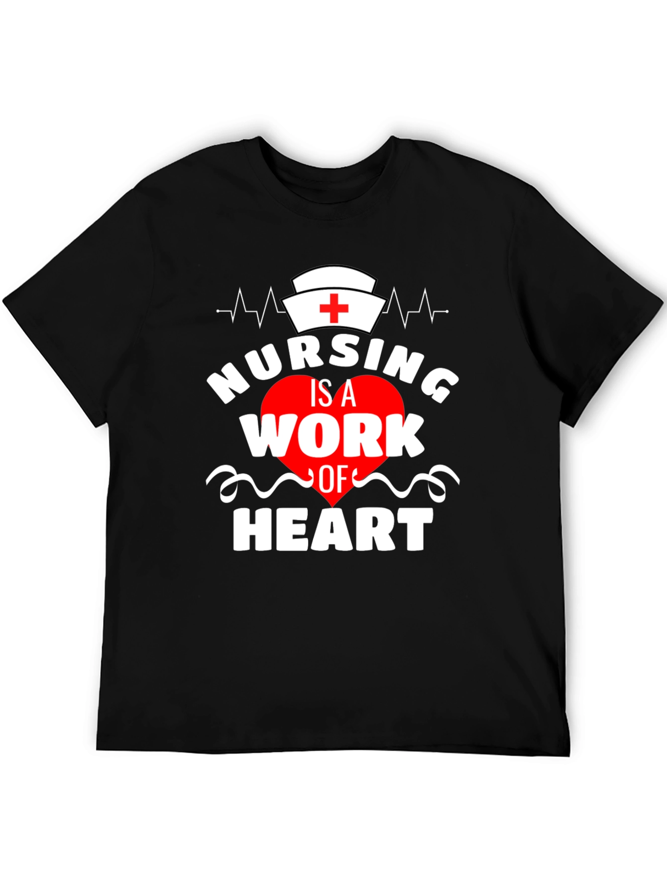 Nursing is a Work of Heart T-Shirt