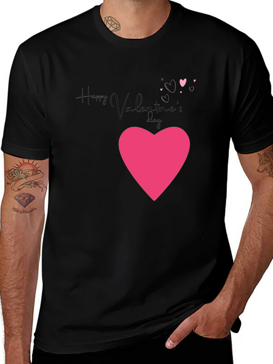 Valentines Day Heart Graphic T-Shirt
