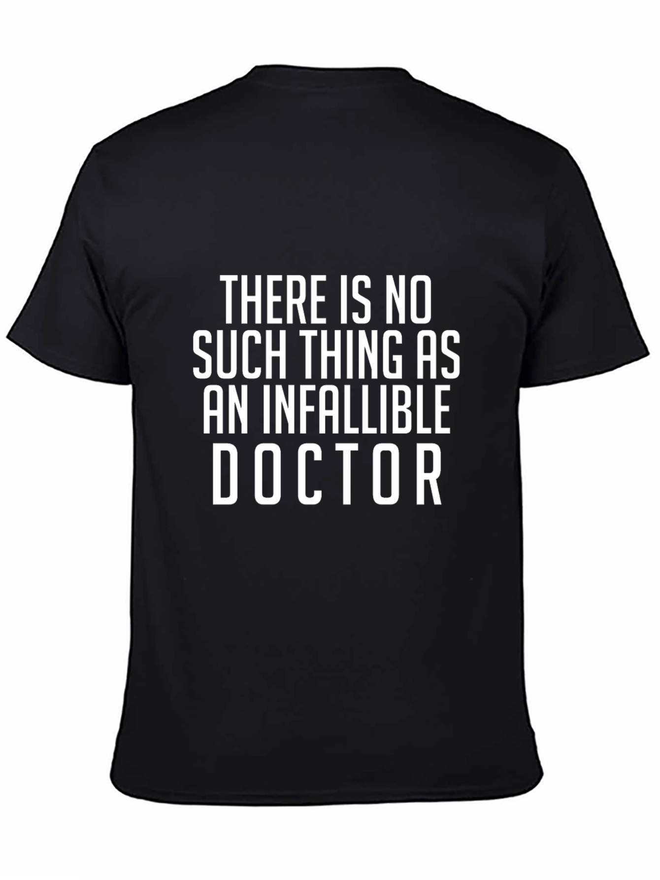 Infallible Doctor Graphic Tee - Black Cotton