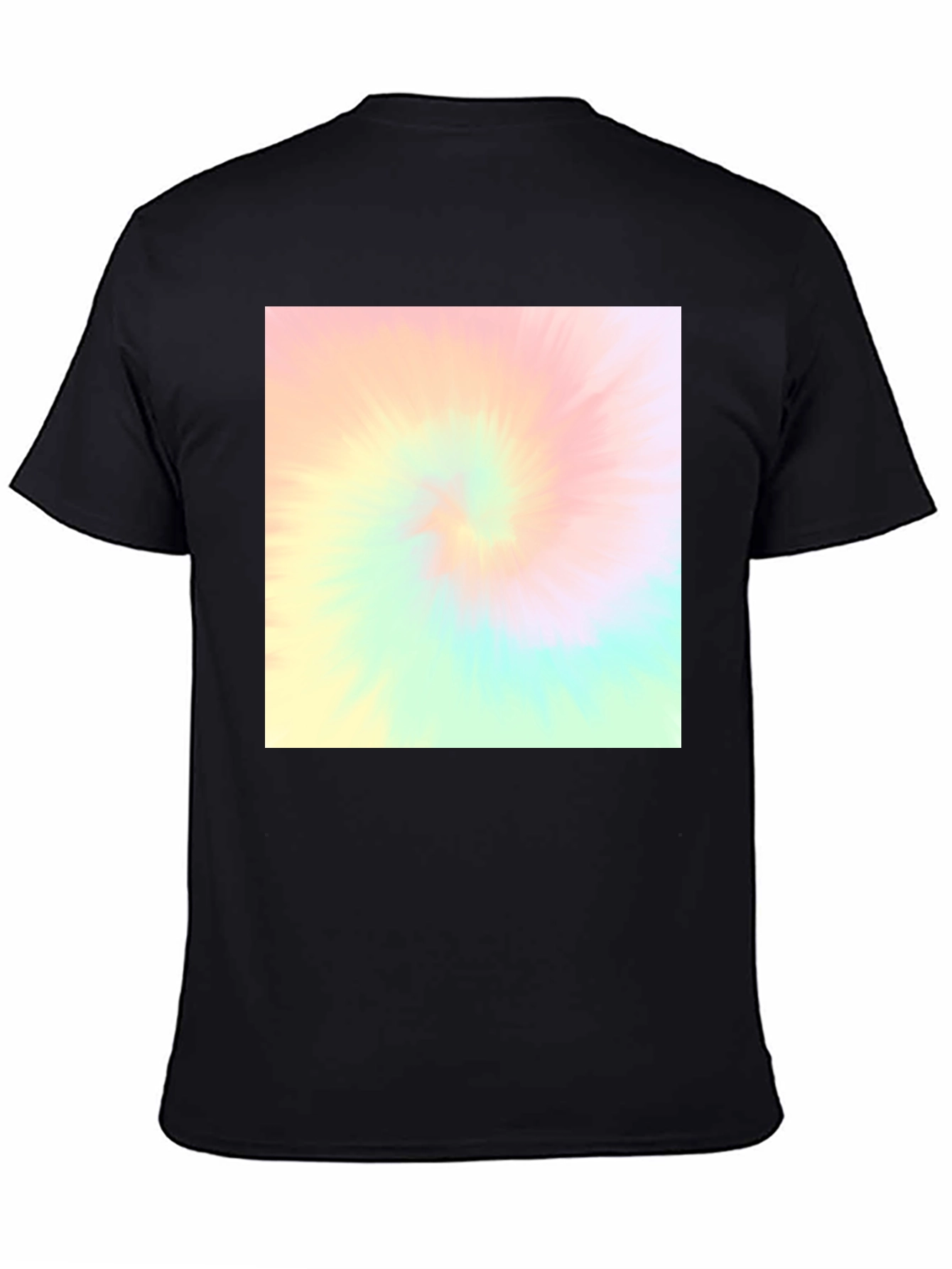Retro Tie-Dye Black T-Shirt