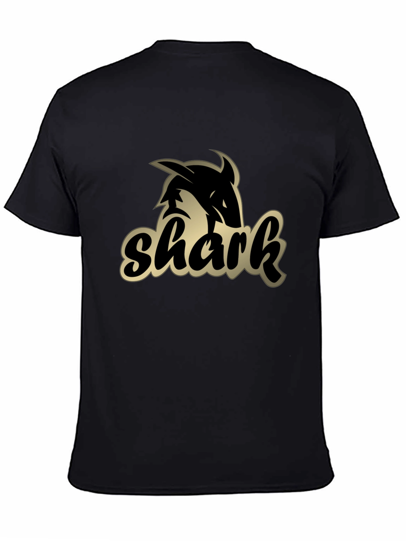Shark Graphic Black T-Shirt