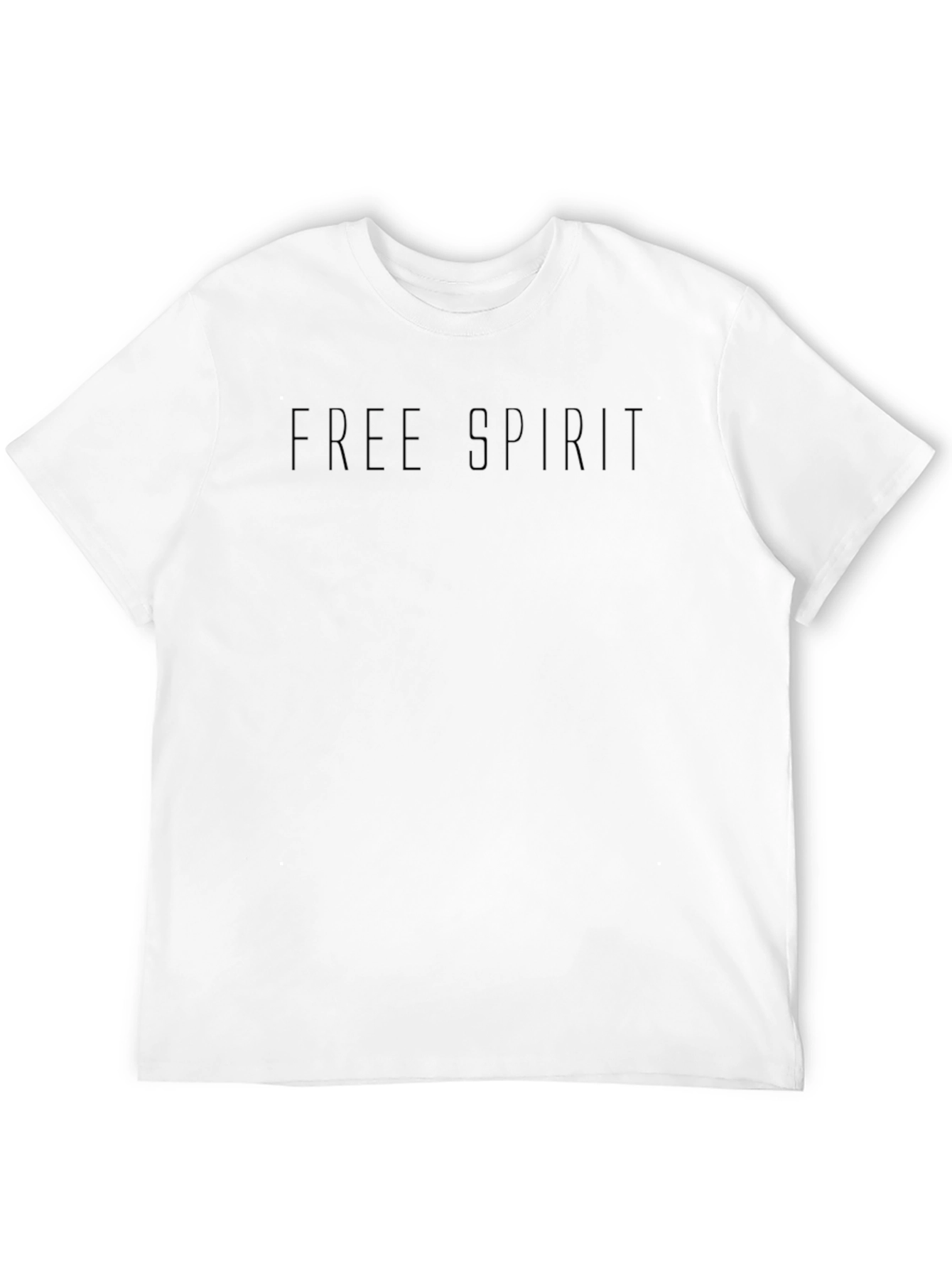 Free Spirit Black T-Shirt - Minimalist Design