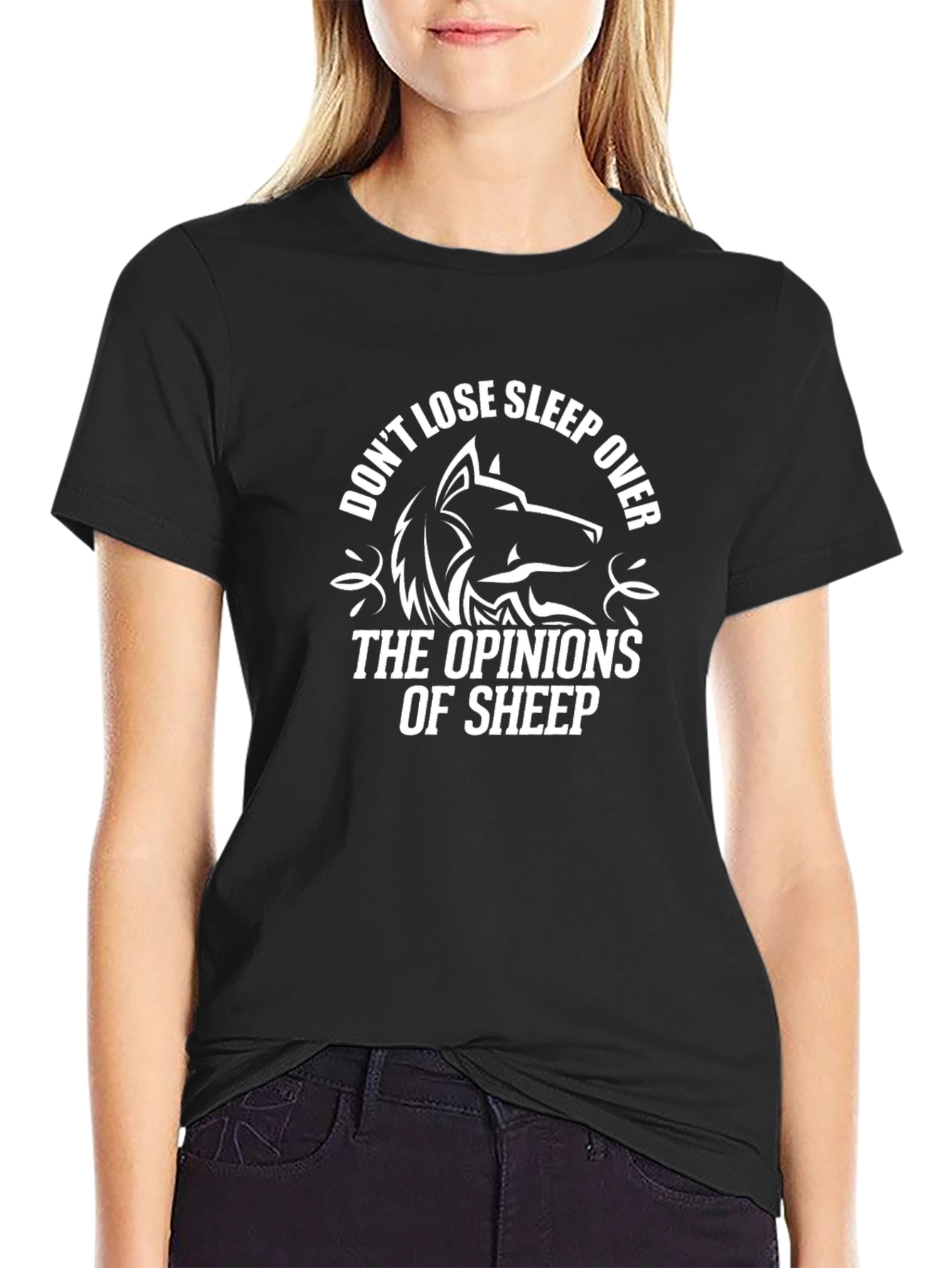 Wolf Opinion Graphic T-Shirt
