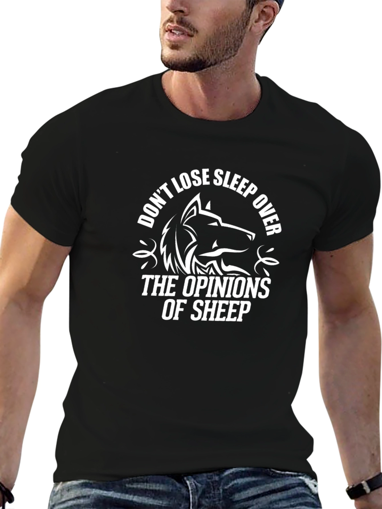 Wolf Opinion Graphic T-Shirt