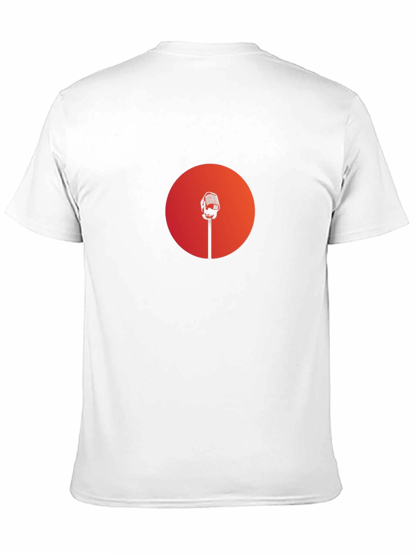 Retro Microphone Graphic Tee - Classic Style