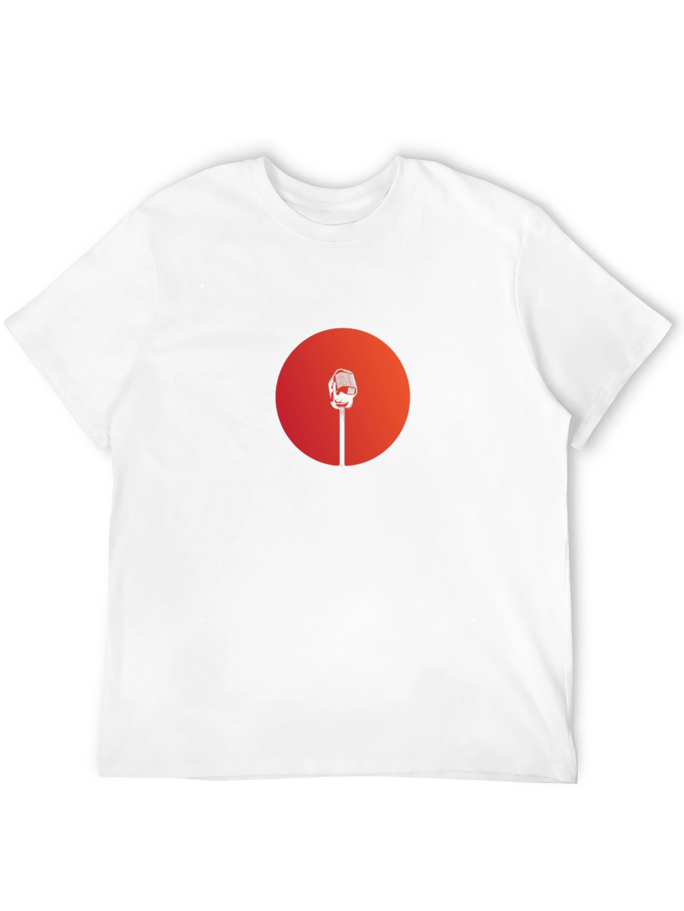 Retro Microphone Graphic Tee - Classic Style