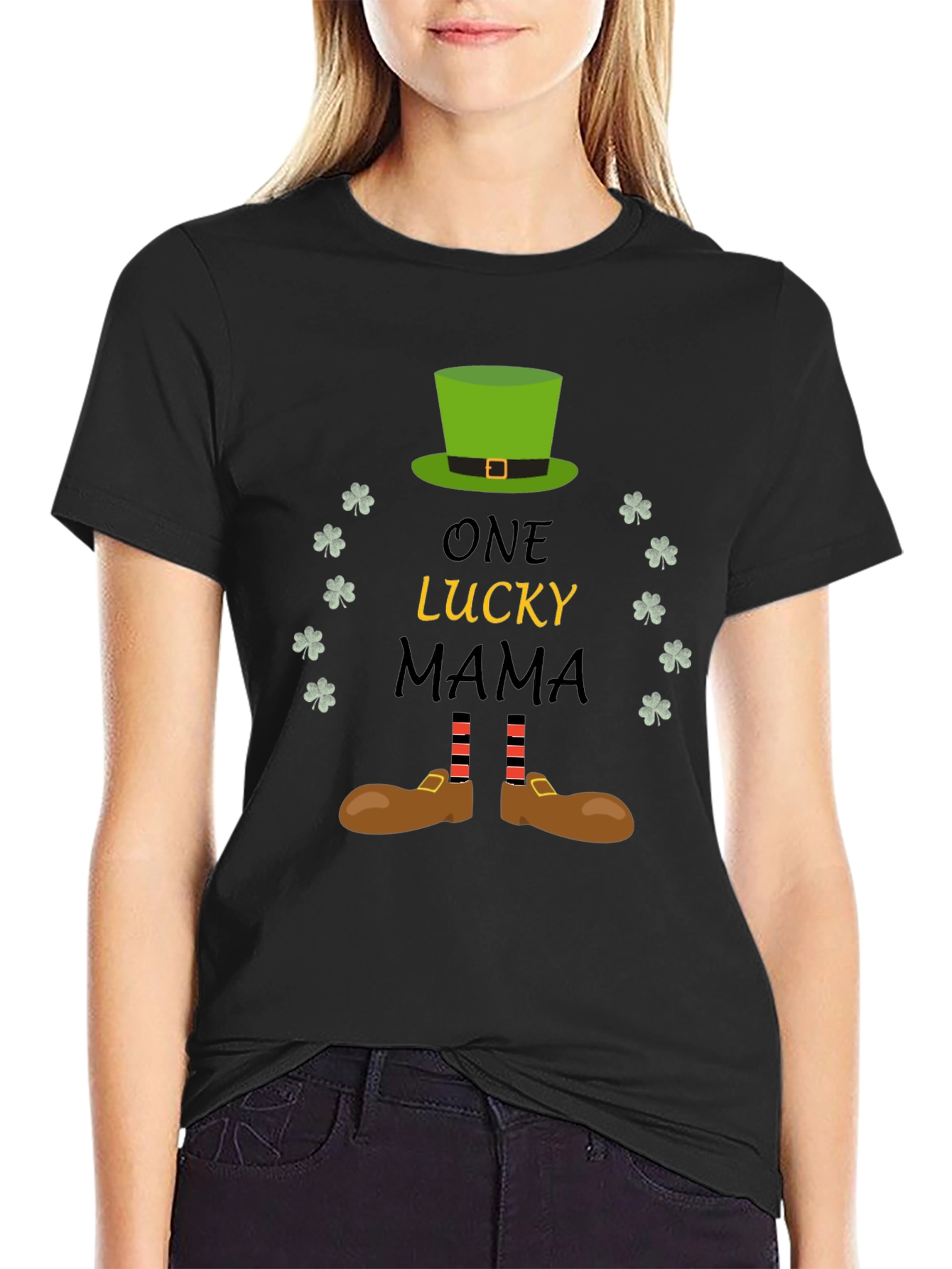 One Lucky Mama St. Patricks Day T-Shirt
