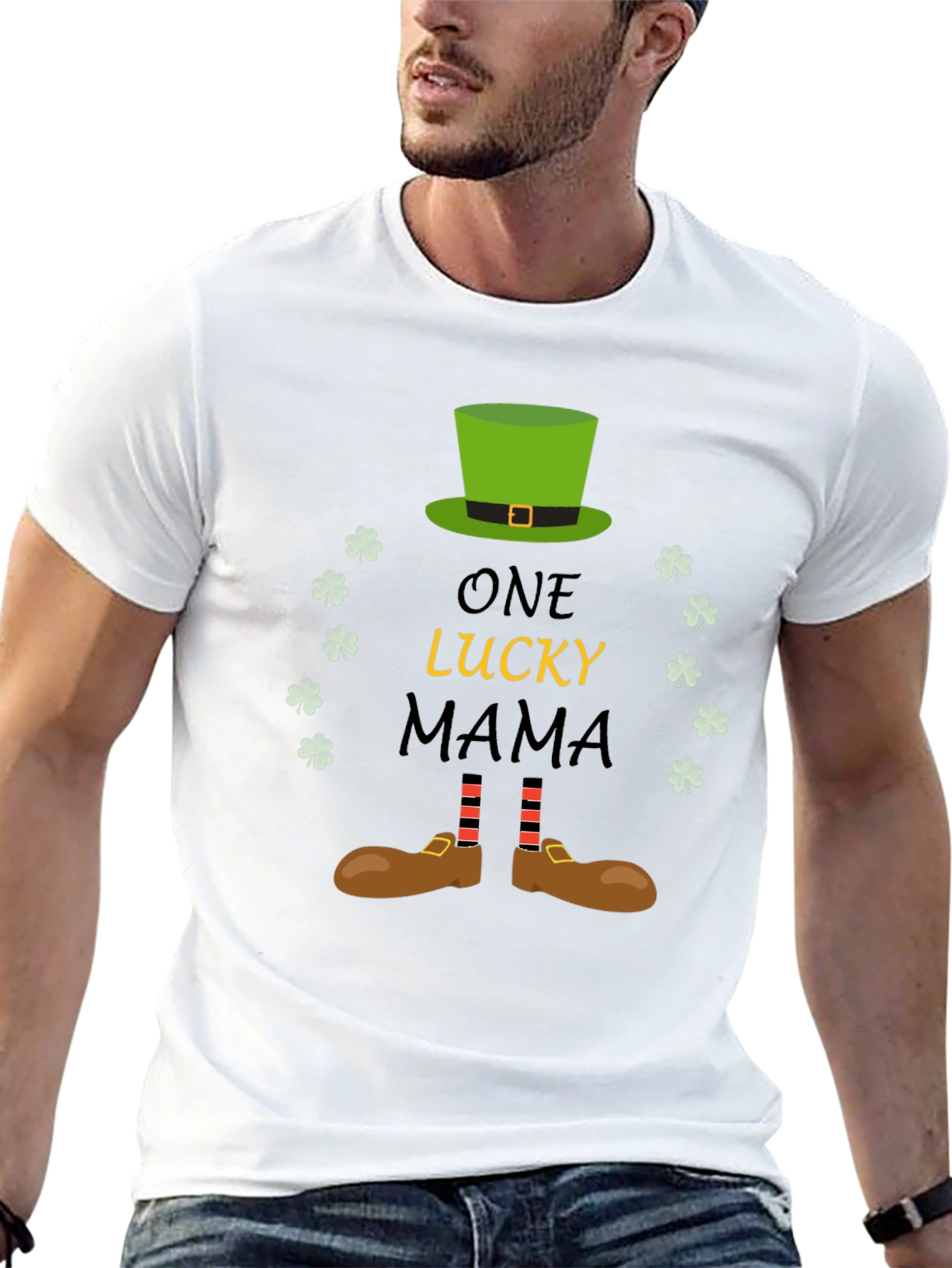 One Lucky Mama St. Patricks Day T-Shirt