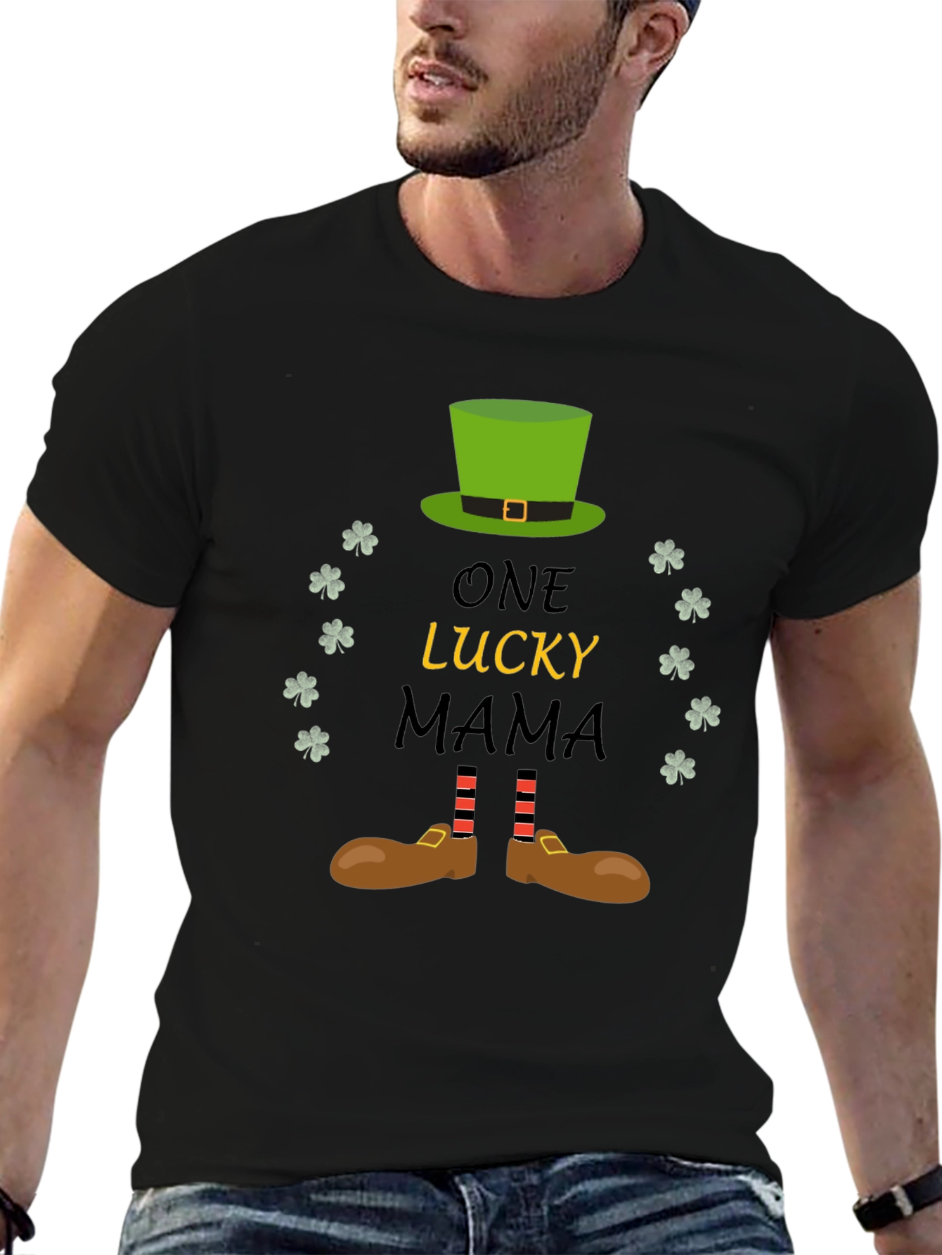 One Lucky Mama St. Patricks Day T-Shirt