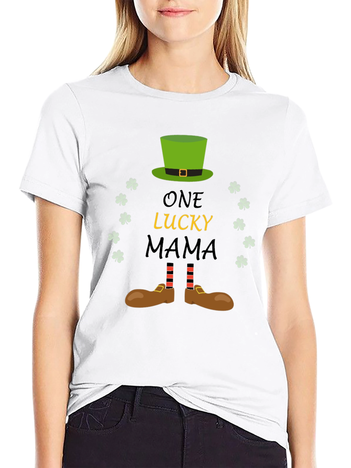 One Lucky Mama St. Patricks Day T-Shirt