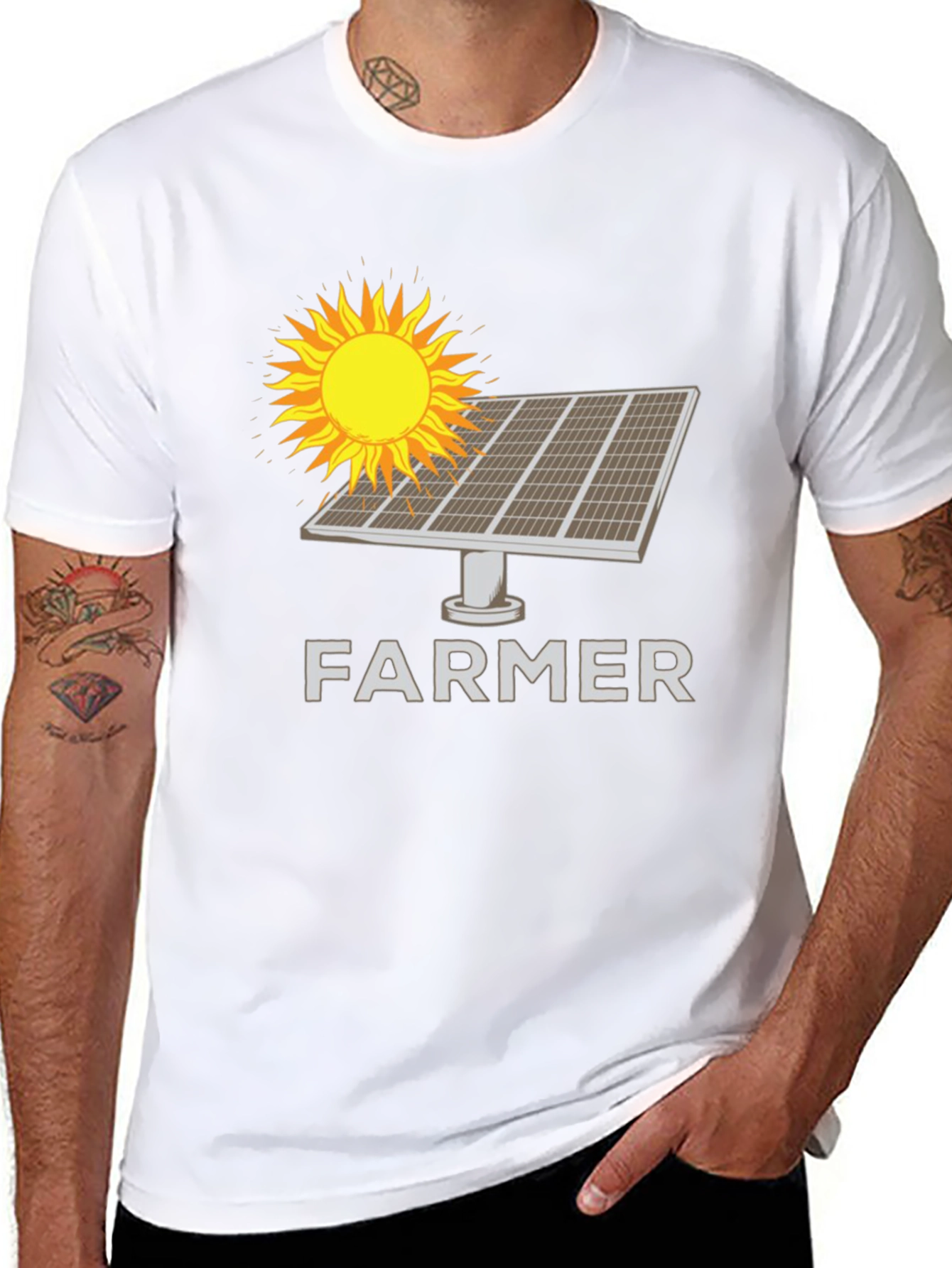 Solar Farmer T-Shirt - Sustainable Agriculture Tee