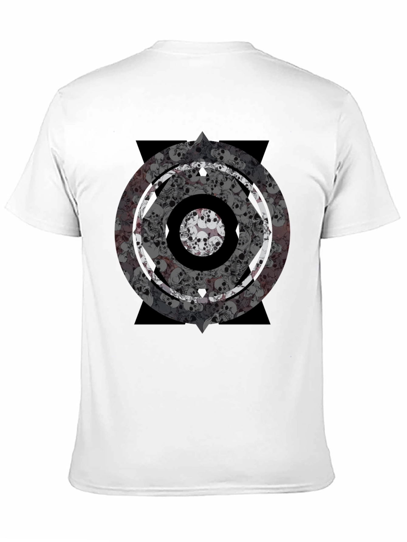 Skull Eye Graphic Tee - Bold Mens Black T-Shirt