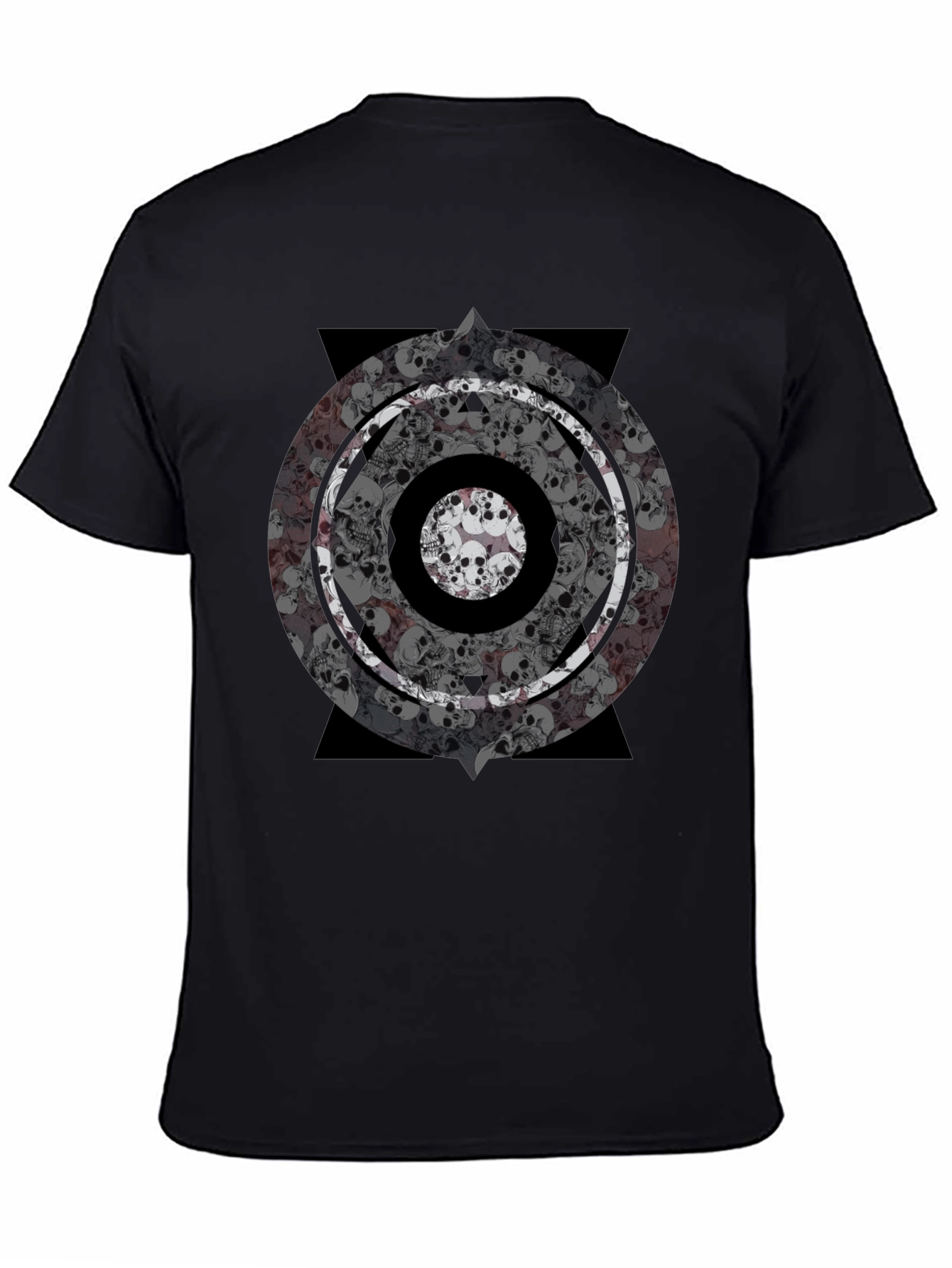 Skull Eye Graphic Tee - Bold Mens Black T-Shirt