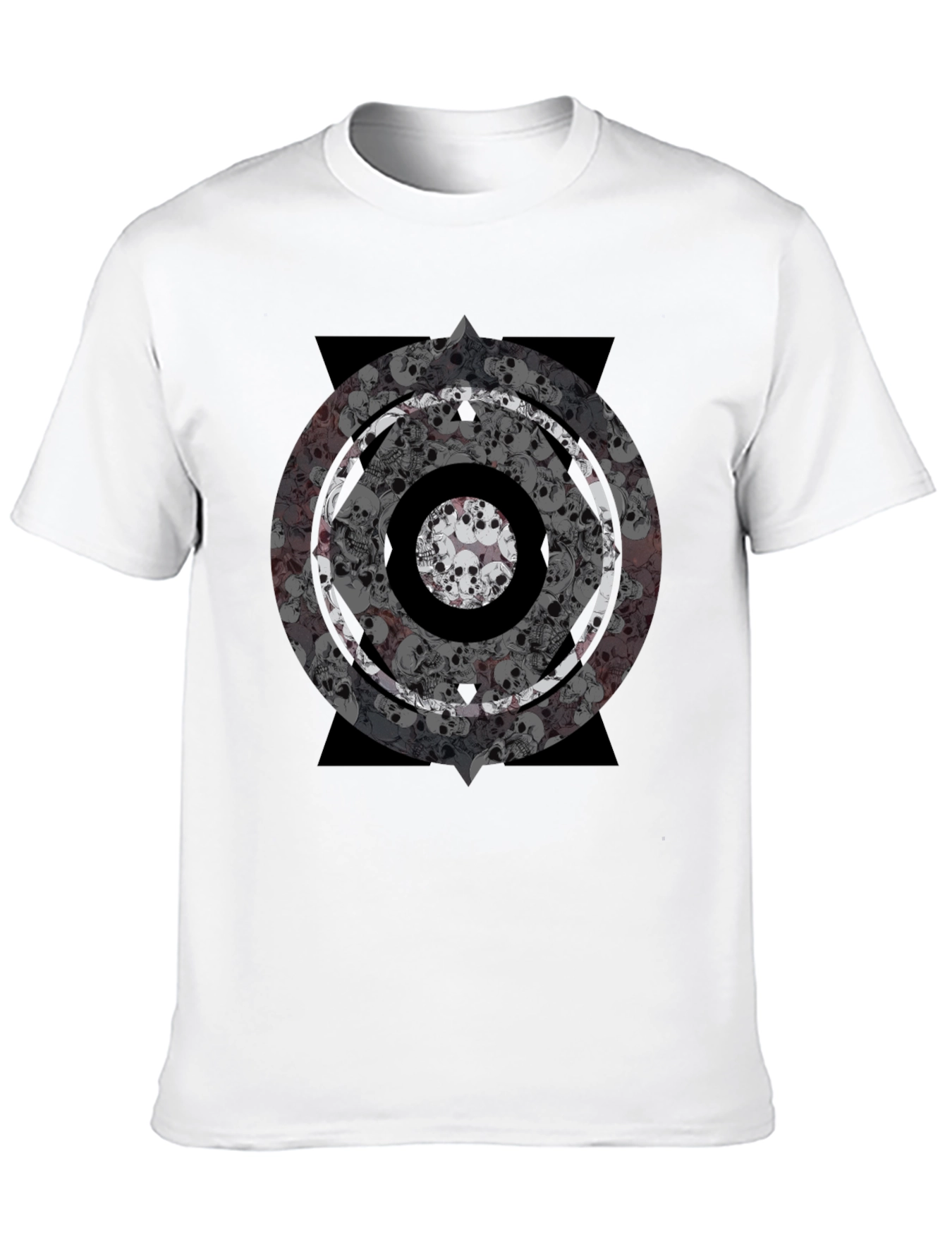 Skull Eye Graphic Tee - Bold Mens Black T-Shirt