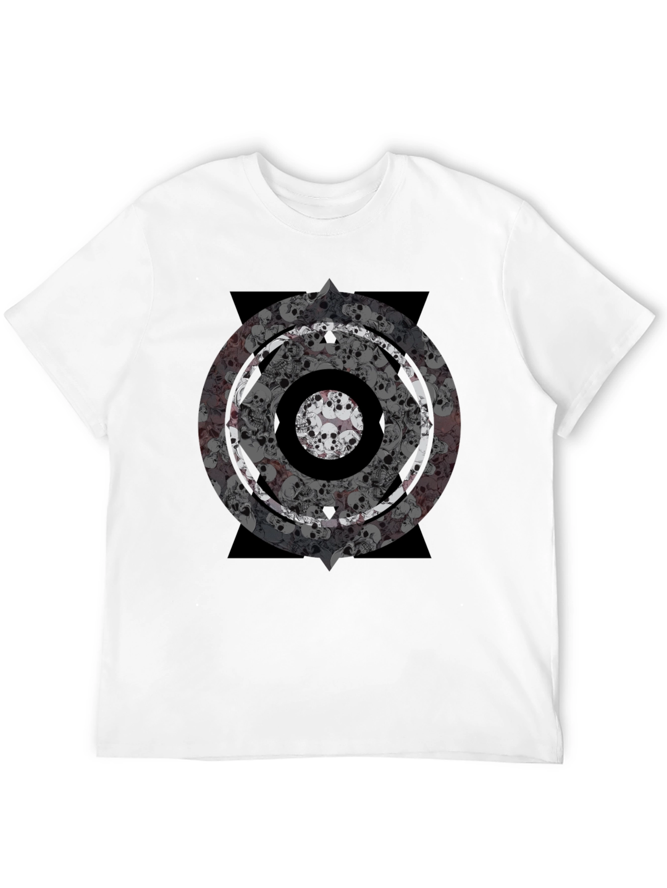 Skull Eye Graphic Tee - Bold Mens Black T-Shirt