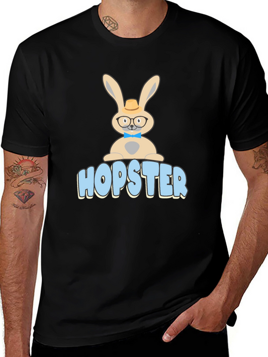 Hopster Bunny T-Shirt - Funny Easter Tee