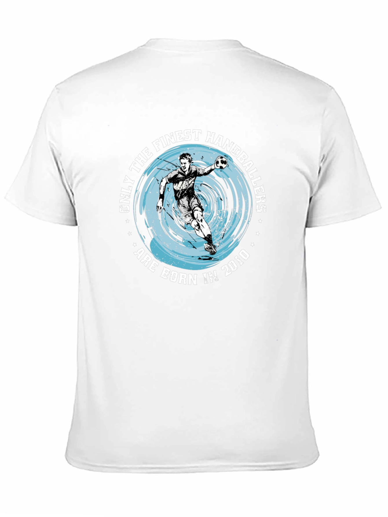 Finest Handballers Born 2010 Black T-Shirt