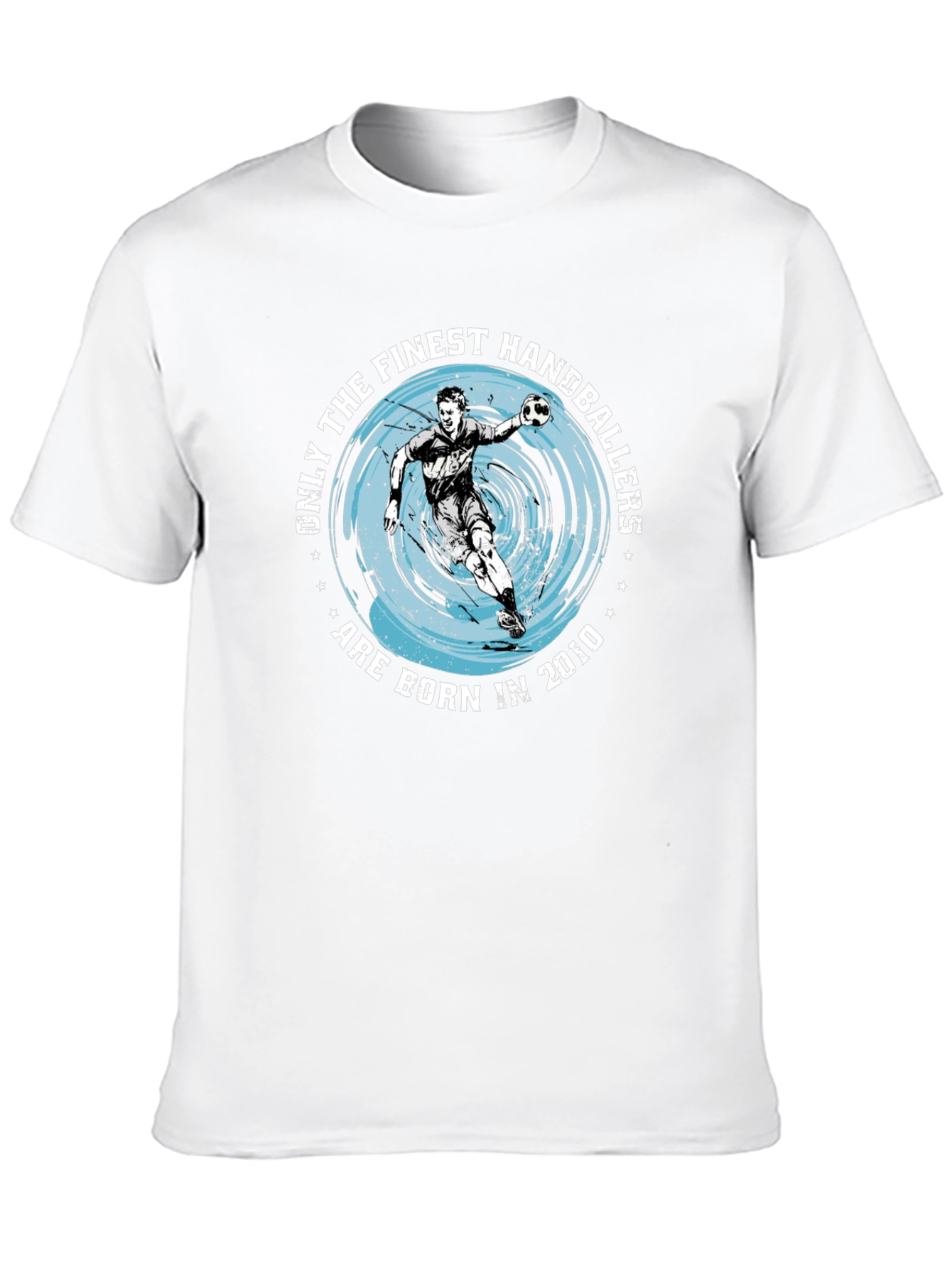 Finest Handballers Born 2010 Black T-Shirt