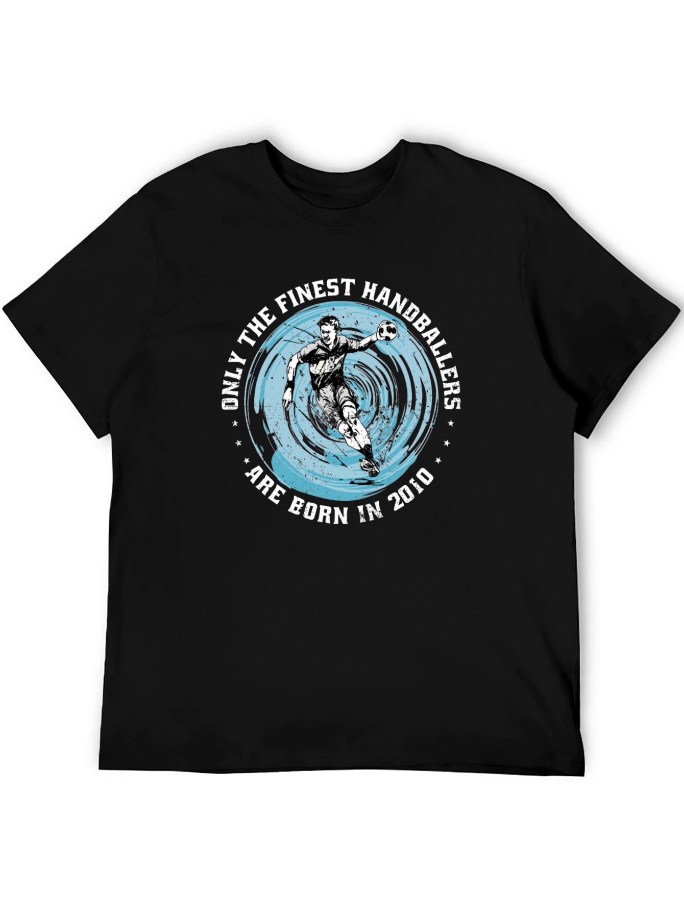 Finest Handballers Born 2010 Black T-Shirt