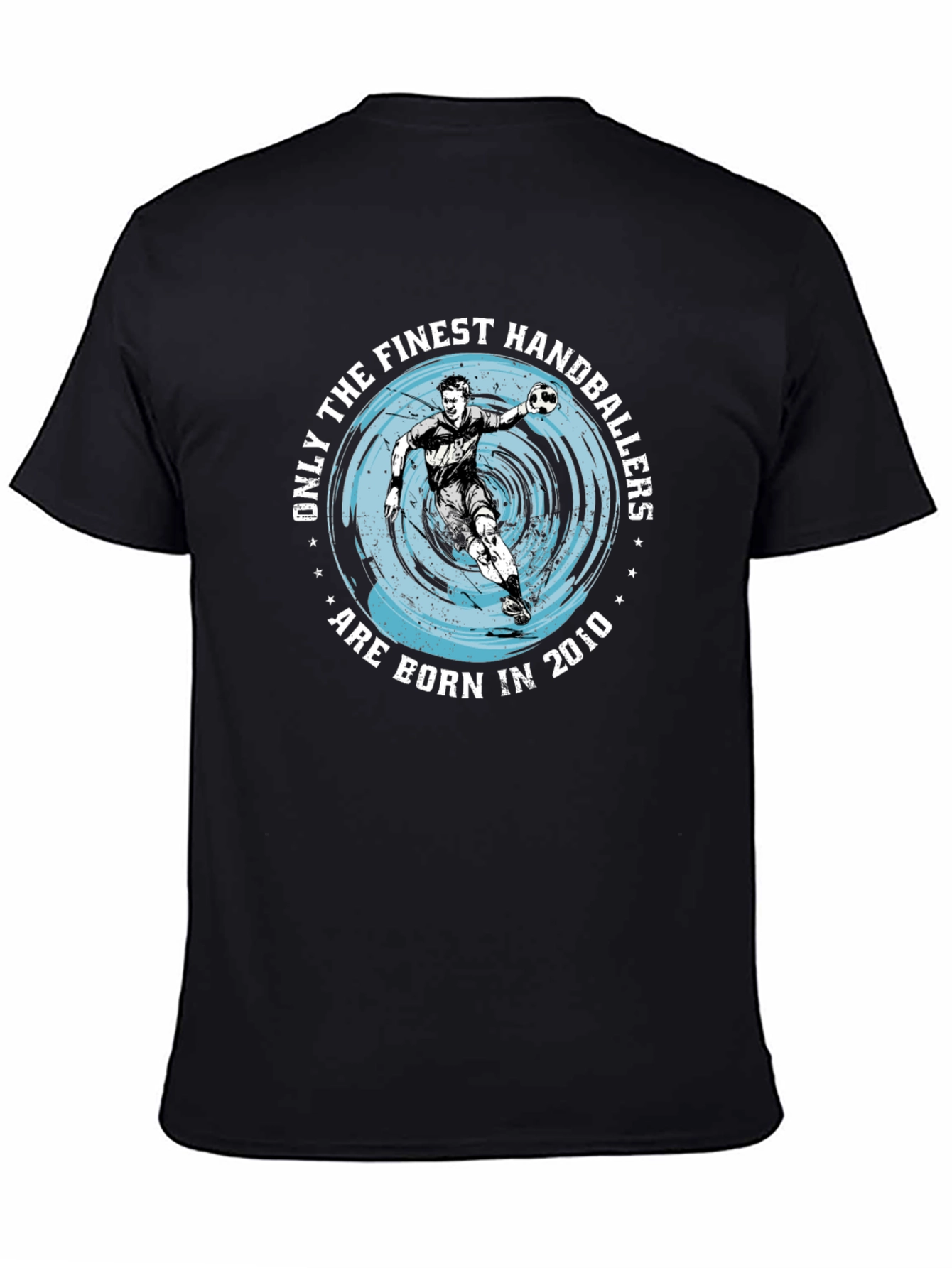 Finest Handballers Born 2010 Black T-Shirt