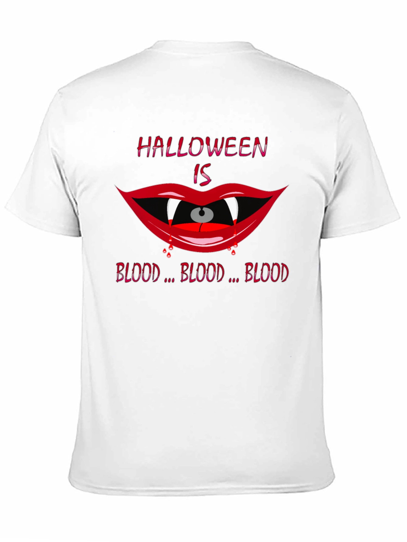 Halloween Vampire Mouth T-Shirt