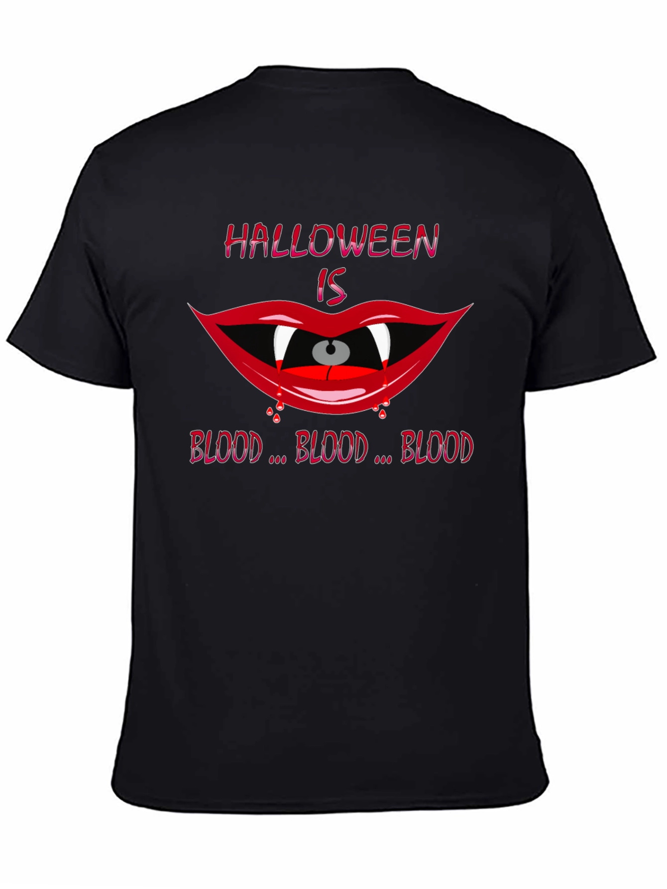Halloween Vampire Mouth T-Shirt