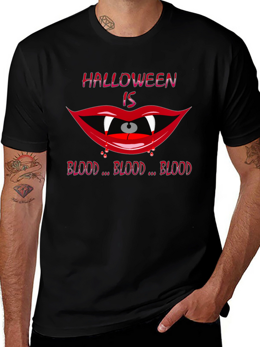 Halloween Vampire Mouth T-Shirt