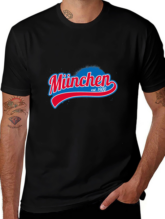 München Est. 1900 Graphic T-Shirt - Black