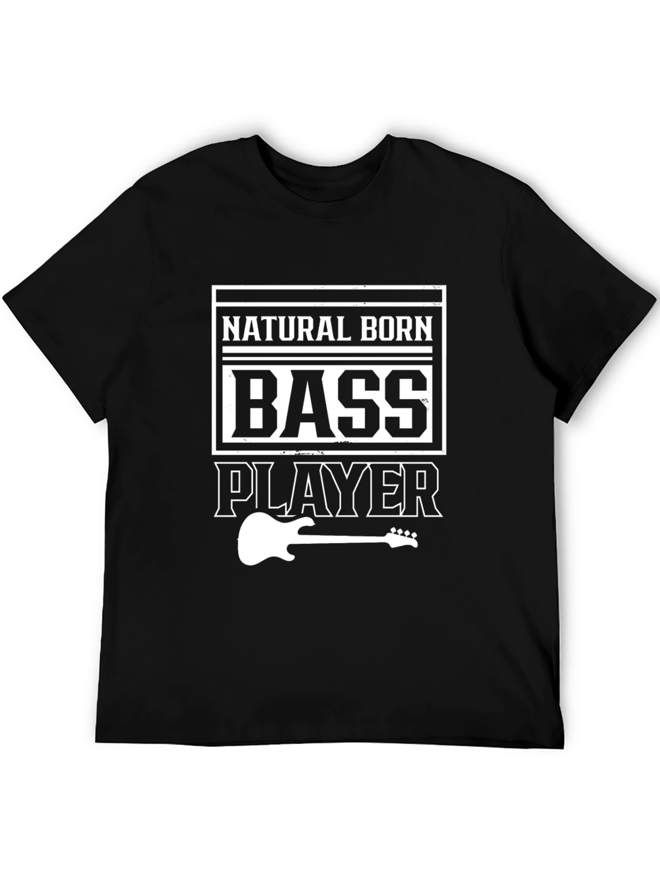 Natural Born Bass Player Graphic Tee