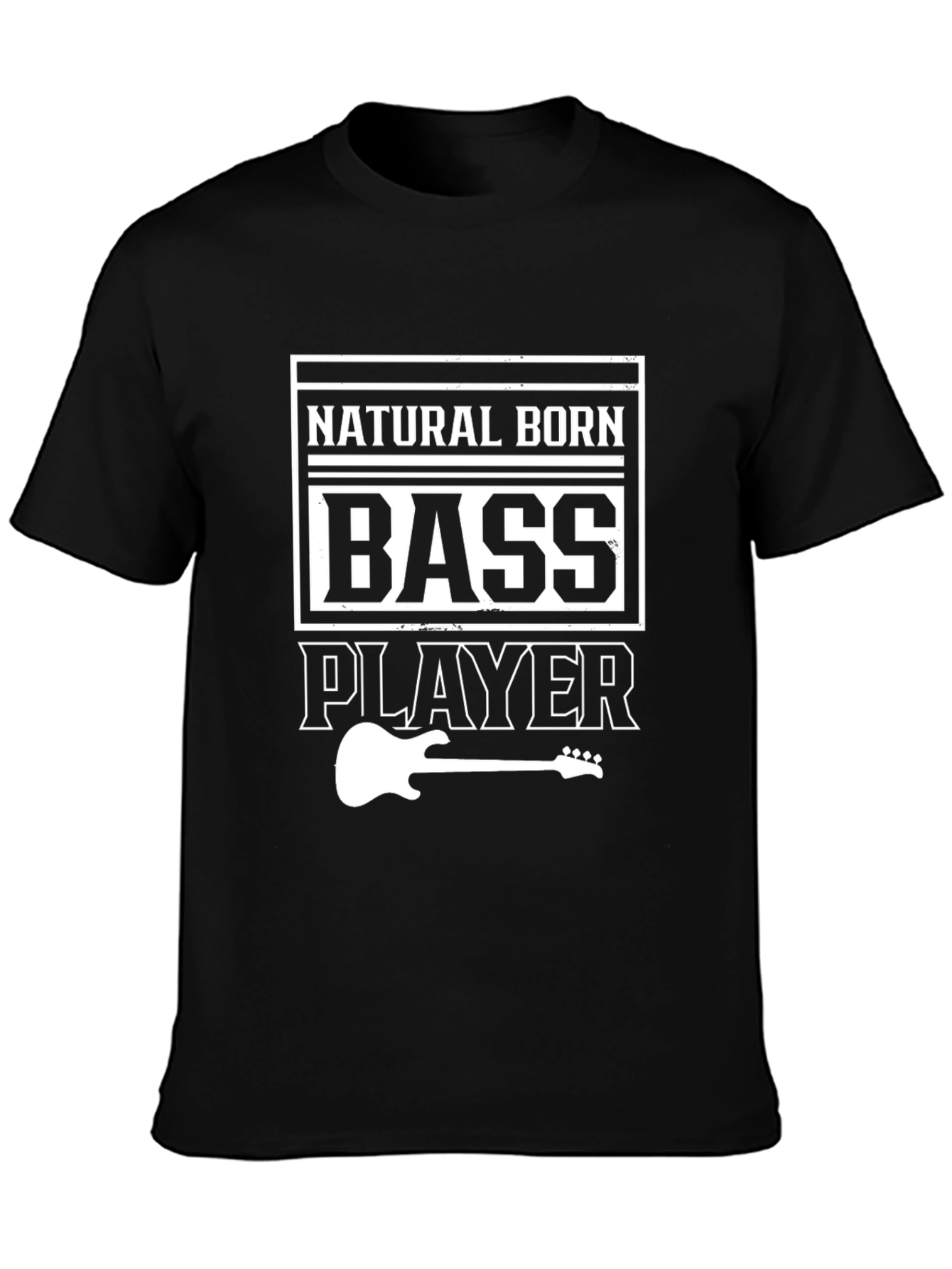 Natural Born Bass Player Graphic Tee