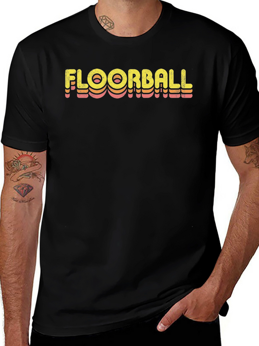 Retro Floorball T-Shirt - Vintage Style Sportswear