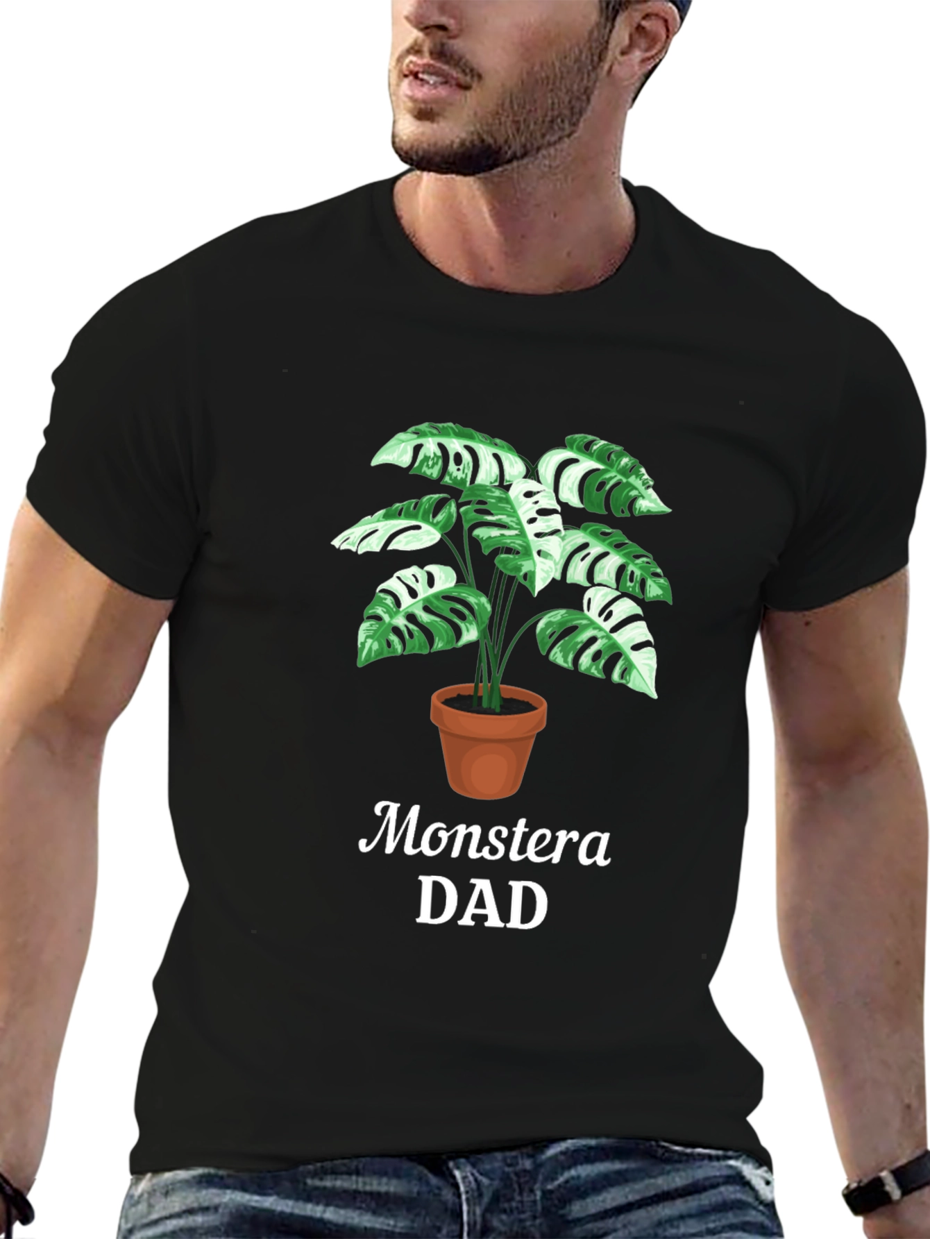 Monstera Dad Graphic T-Shirt