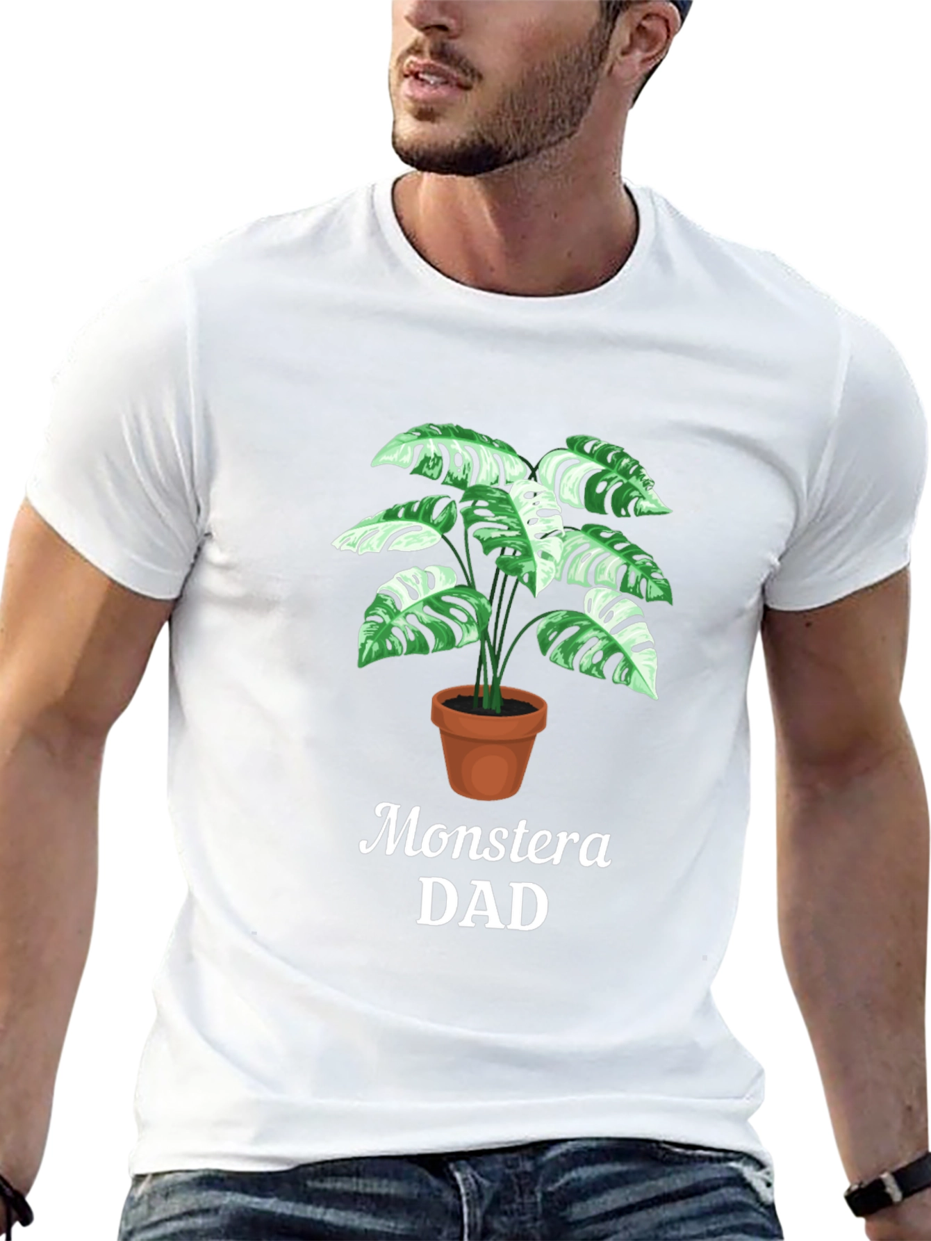 Monstera Dad Graphic T-Shirt