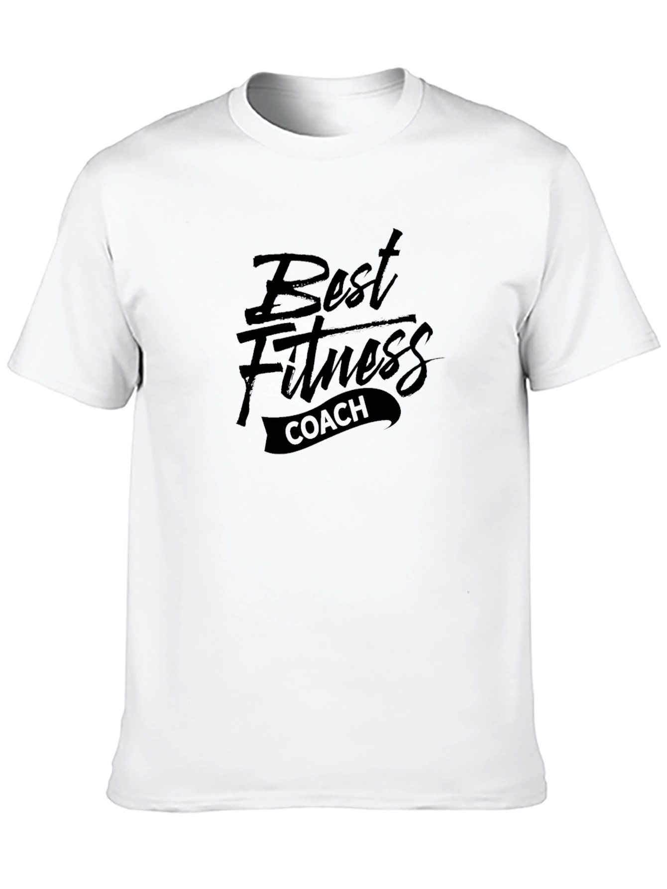 Best Fitness Coach Black T-Shirt