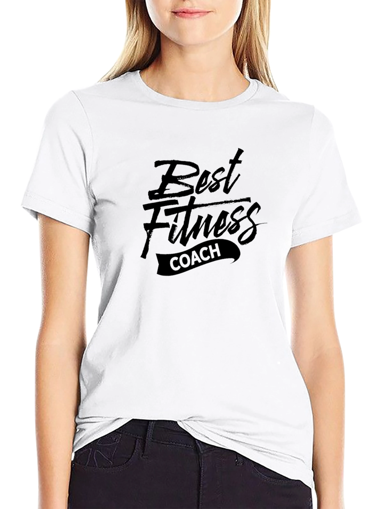 Best Fitness Coach Black T-Shirt