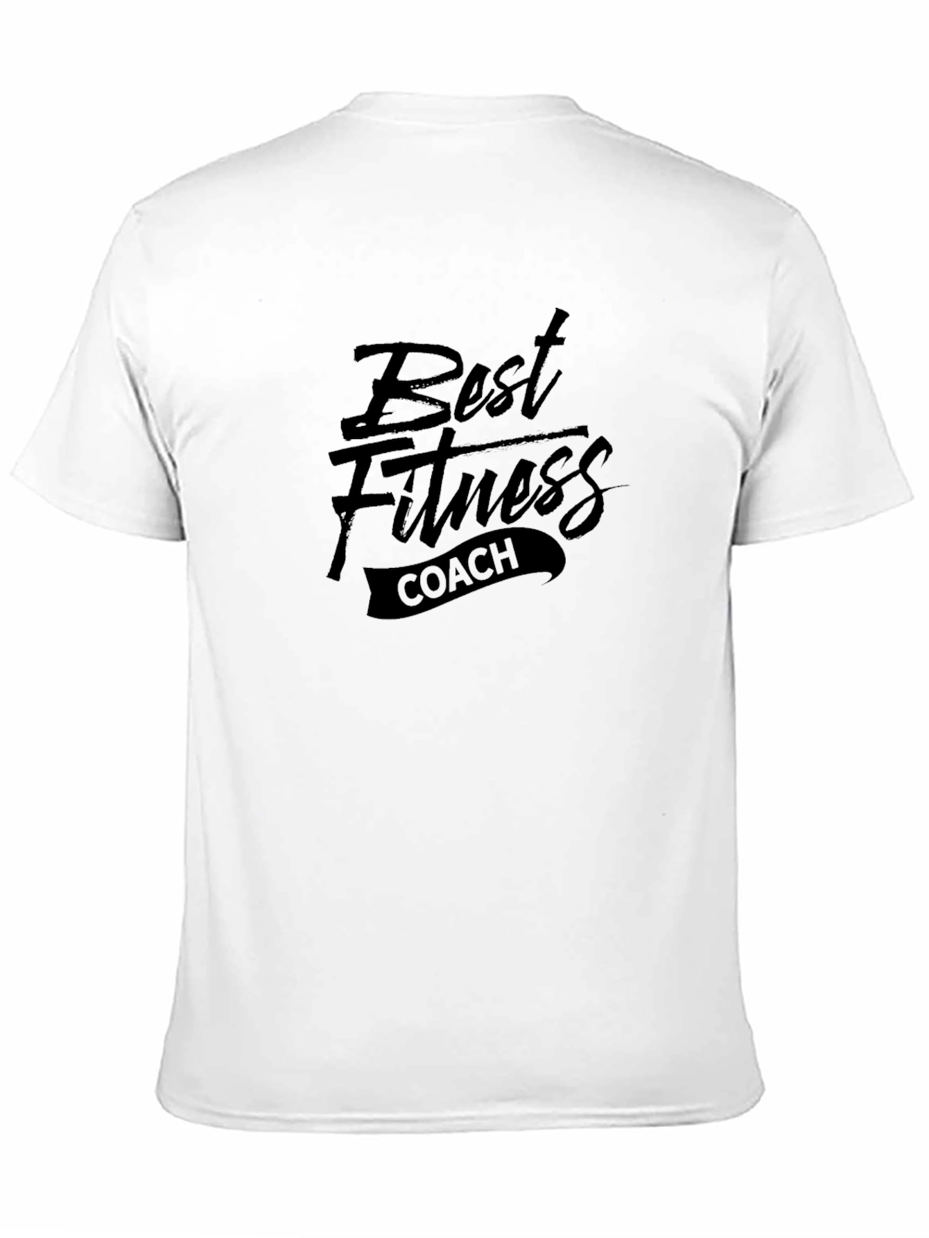 Best Fitness Coach Black T-Shirt