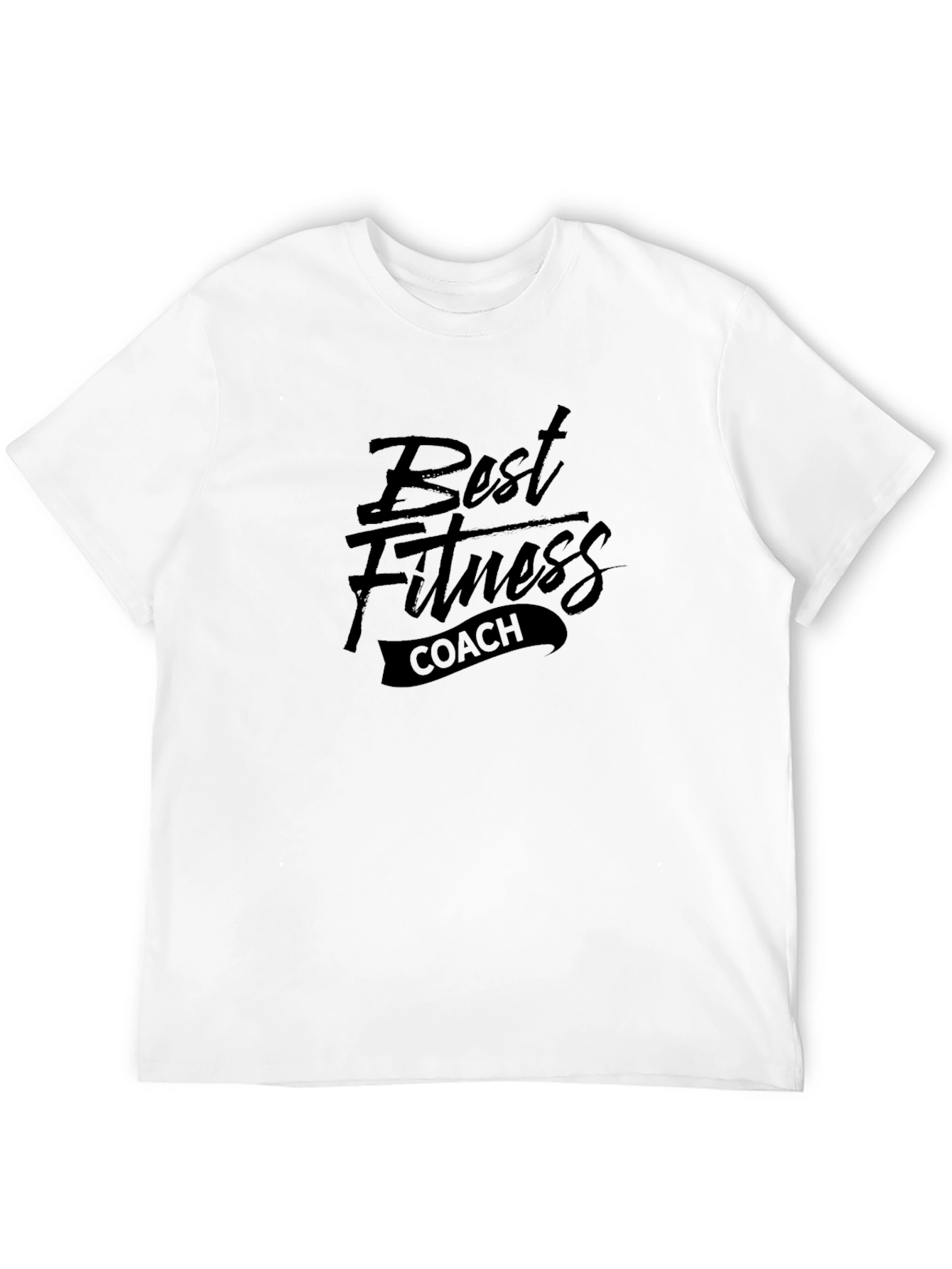 Best Fitness Coach Black T-Shirt