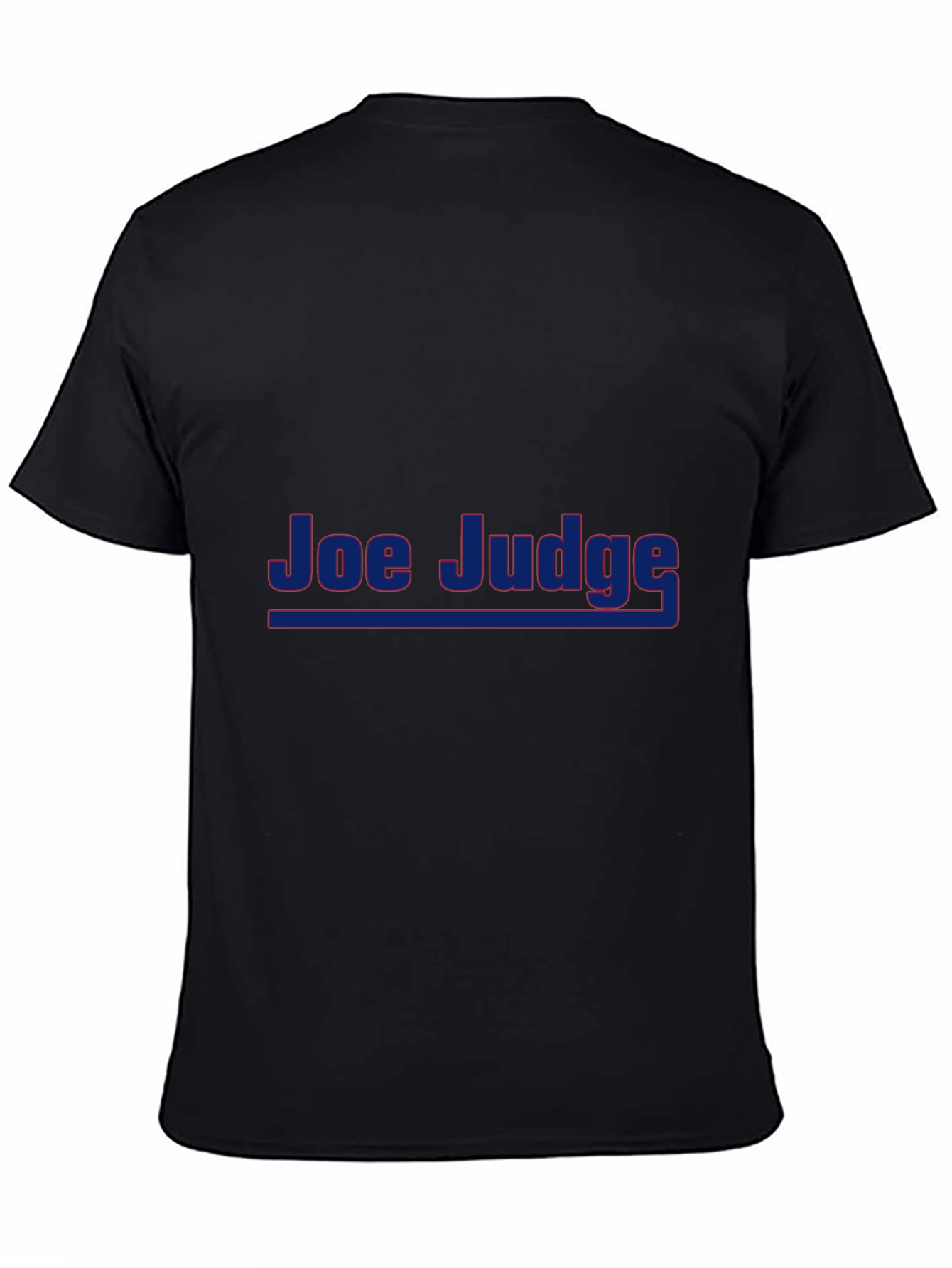 Joe Judge Graphic Tee - Classic Black Cotton T-Shirt
