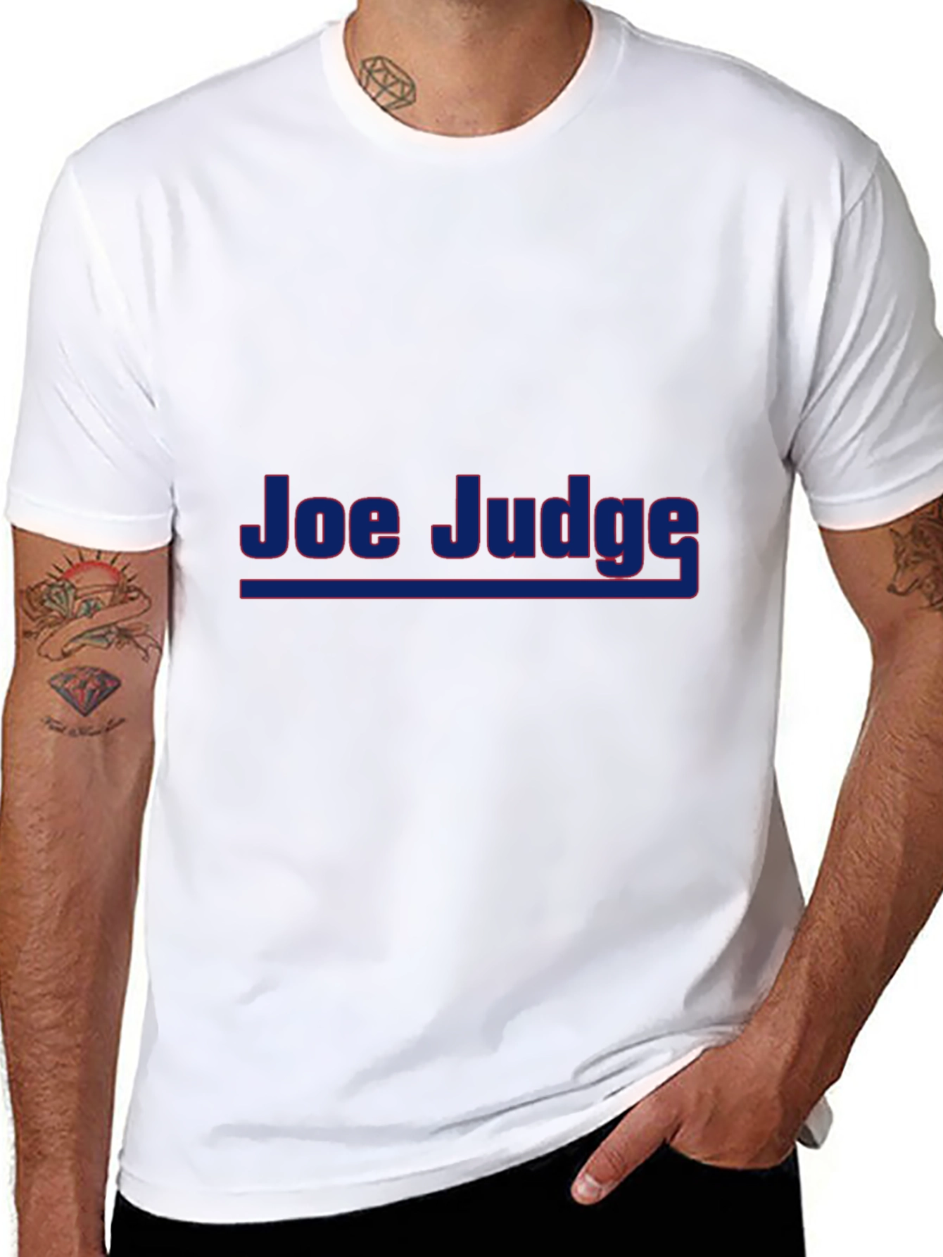 Joe Judge Graphic Tee - Classic Black Cotton T-Shirt