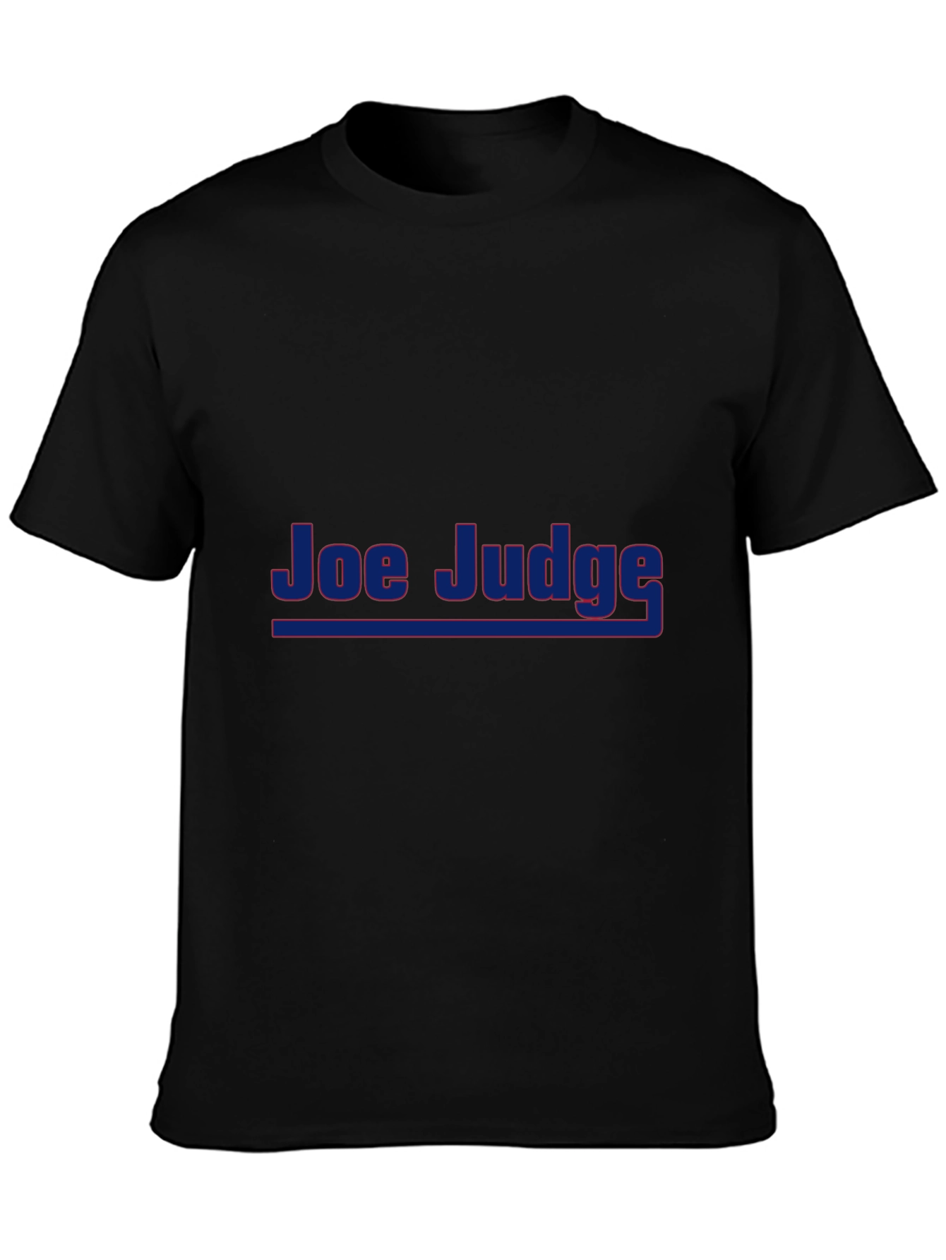 Joe Judge Graphic Tee - Classic Black Cotton T-Shirt