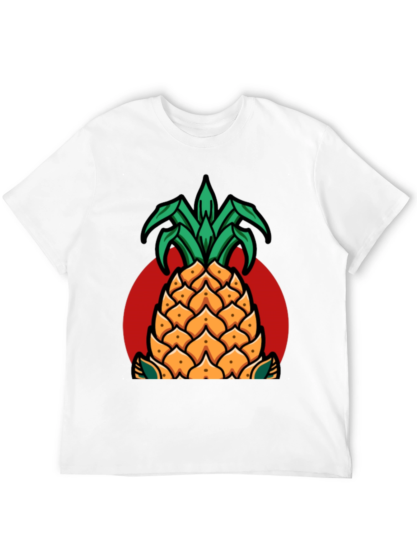 Pineapple Graphic T-Shirt - Casual Style