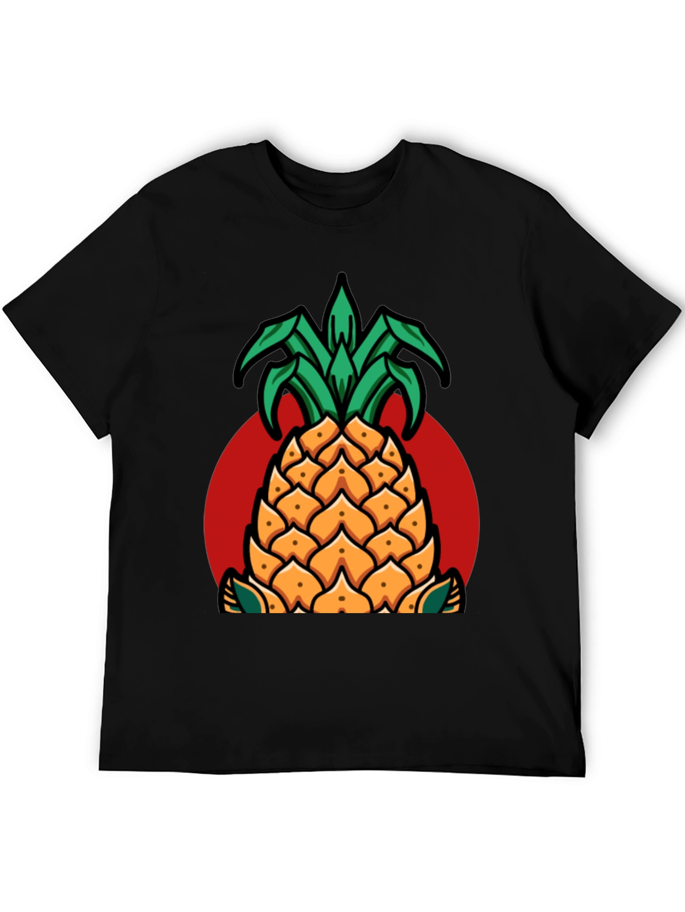 Pineapple Graphic T-Shirt - Casual Style